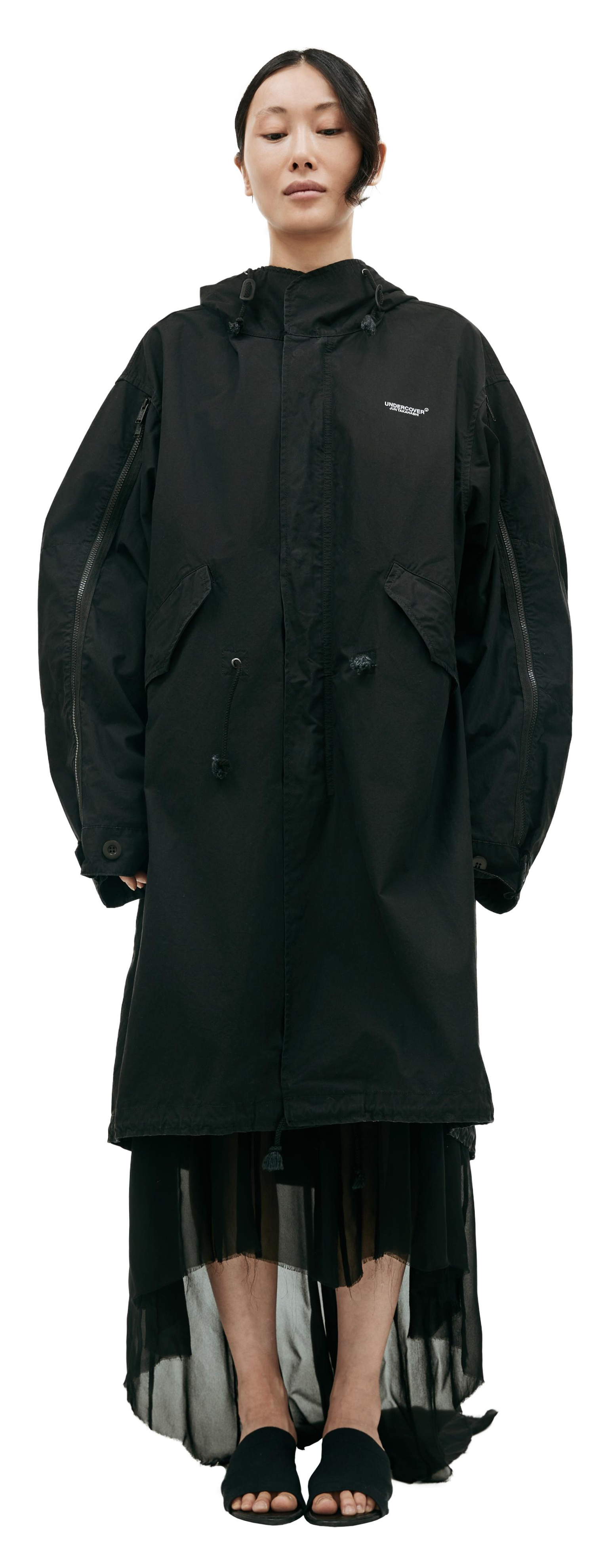 Undercover Black Printed Coat