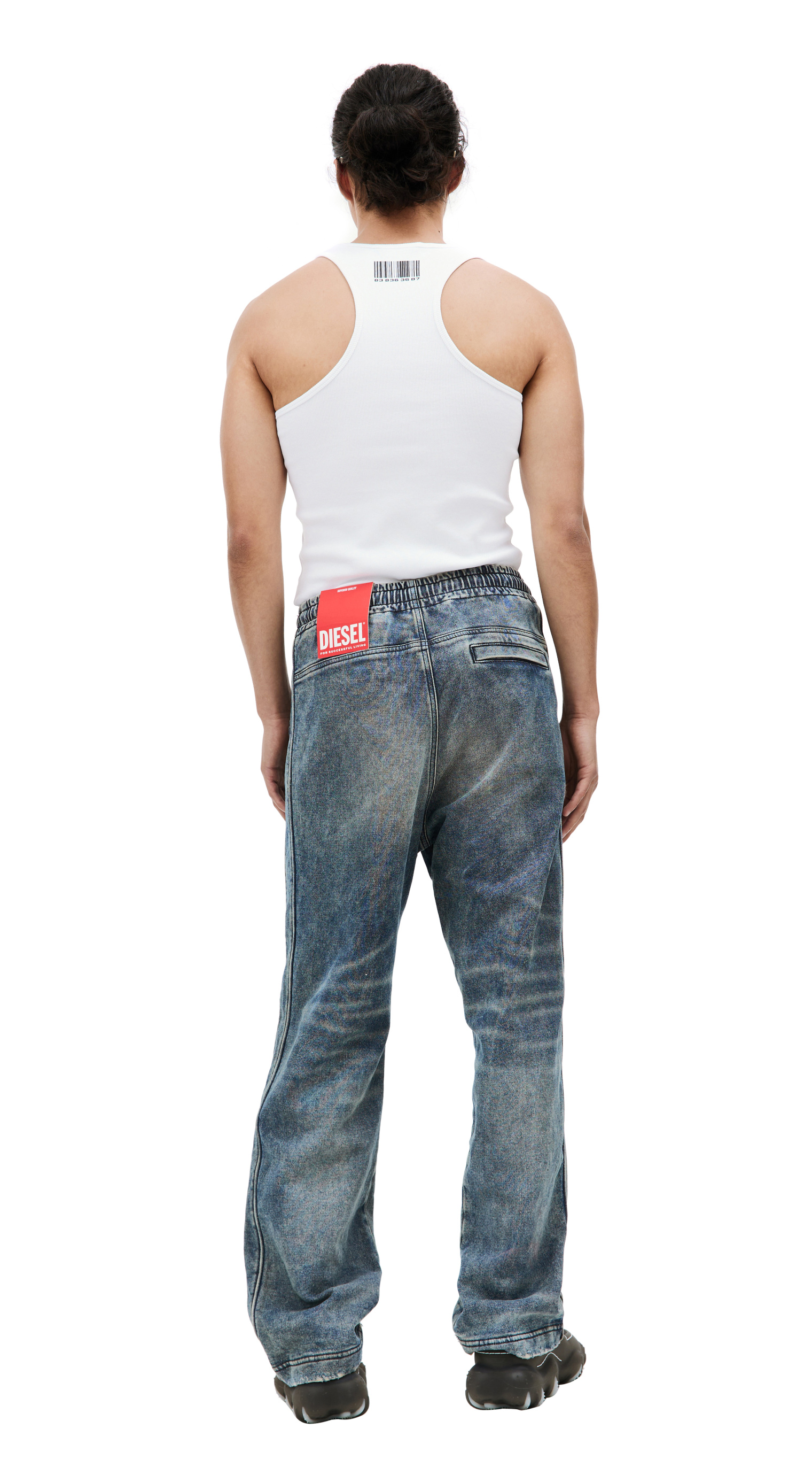 Diesel denim sweatpants sale