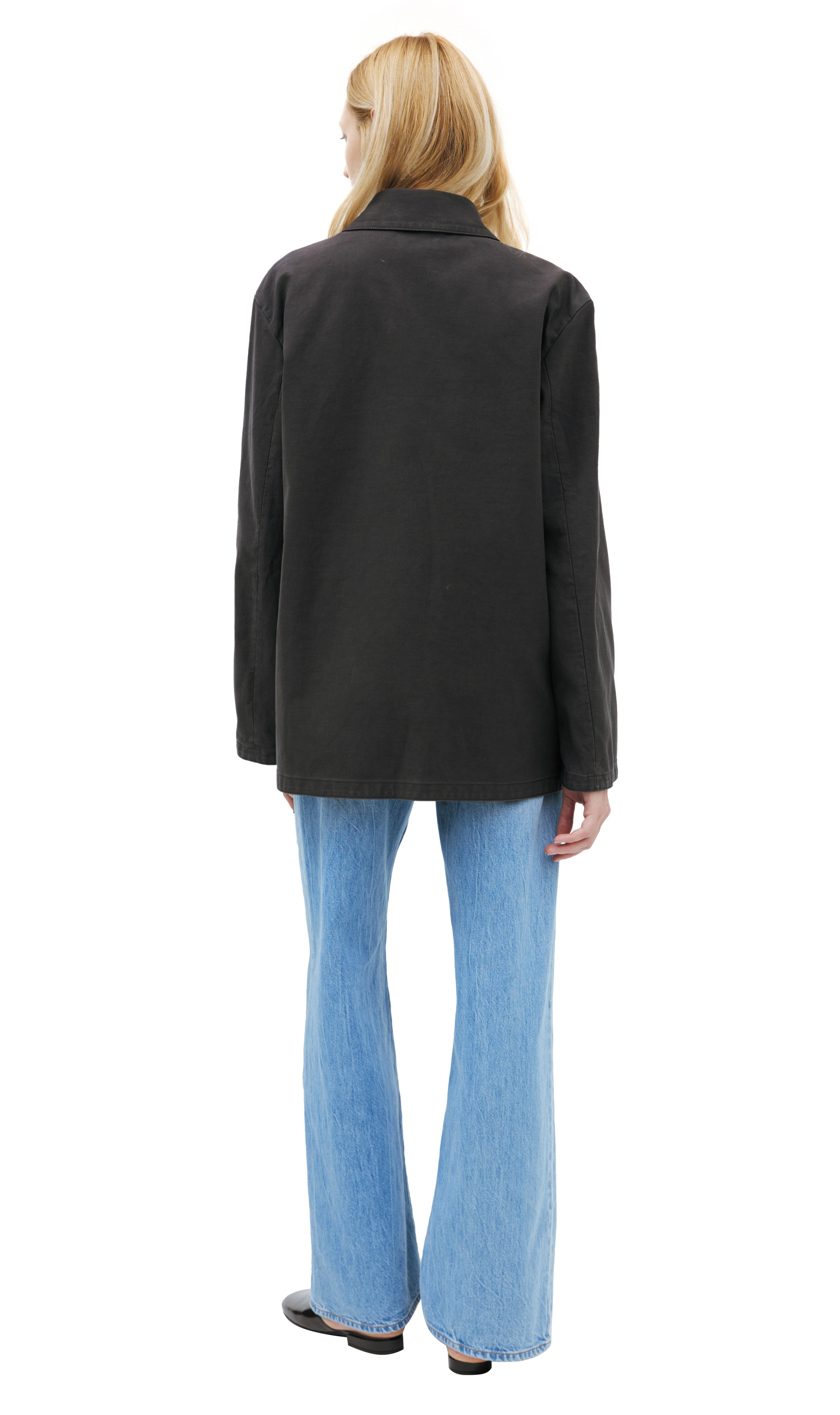 The Row BAEZA JACKET with a turn down collar