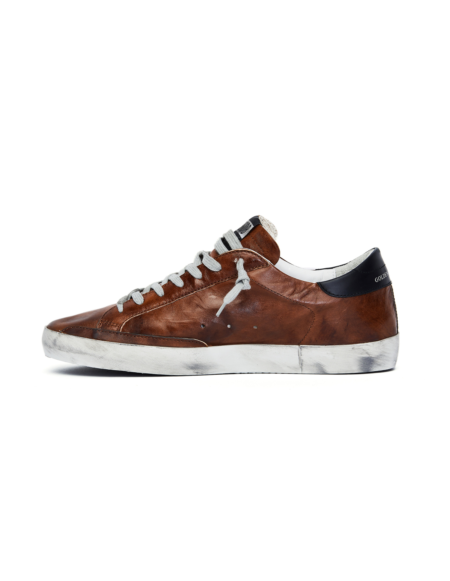 Golden Goose Кеды Superstar из состаренной кожи