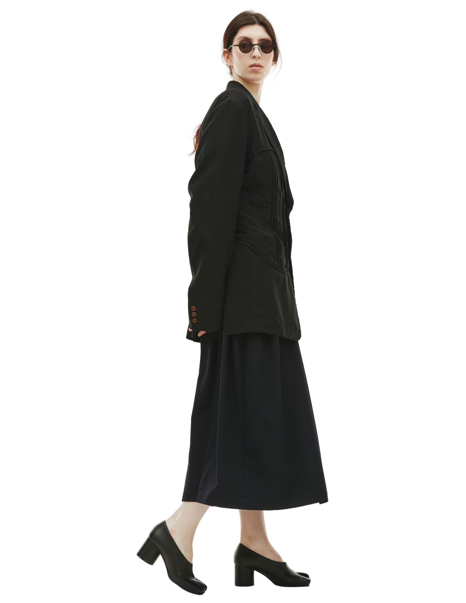 Comme des Garcons Homme plus Черный приталенный пиджак
