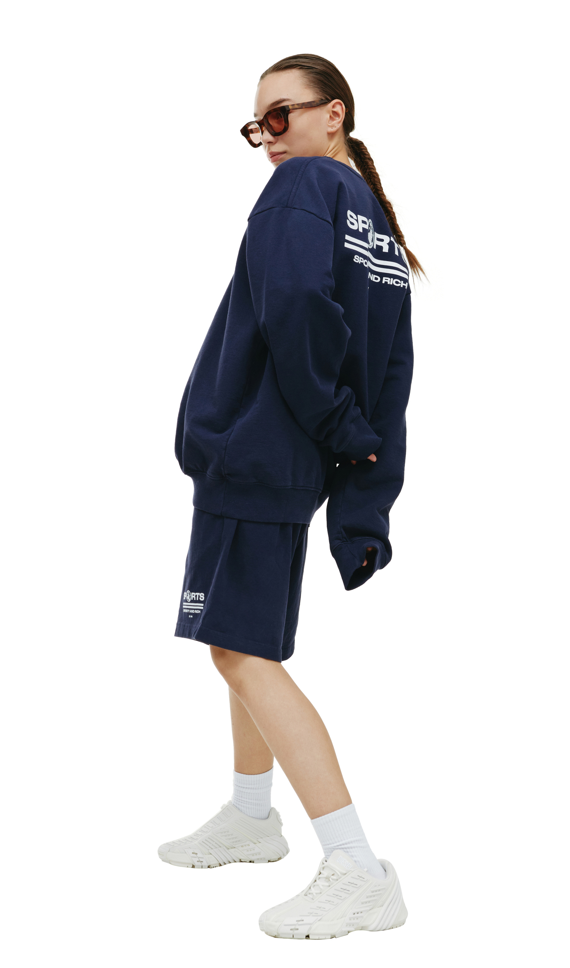 SPORTY & RICH Sports Sweatshirt