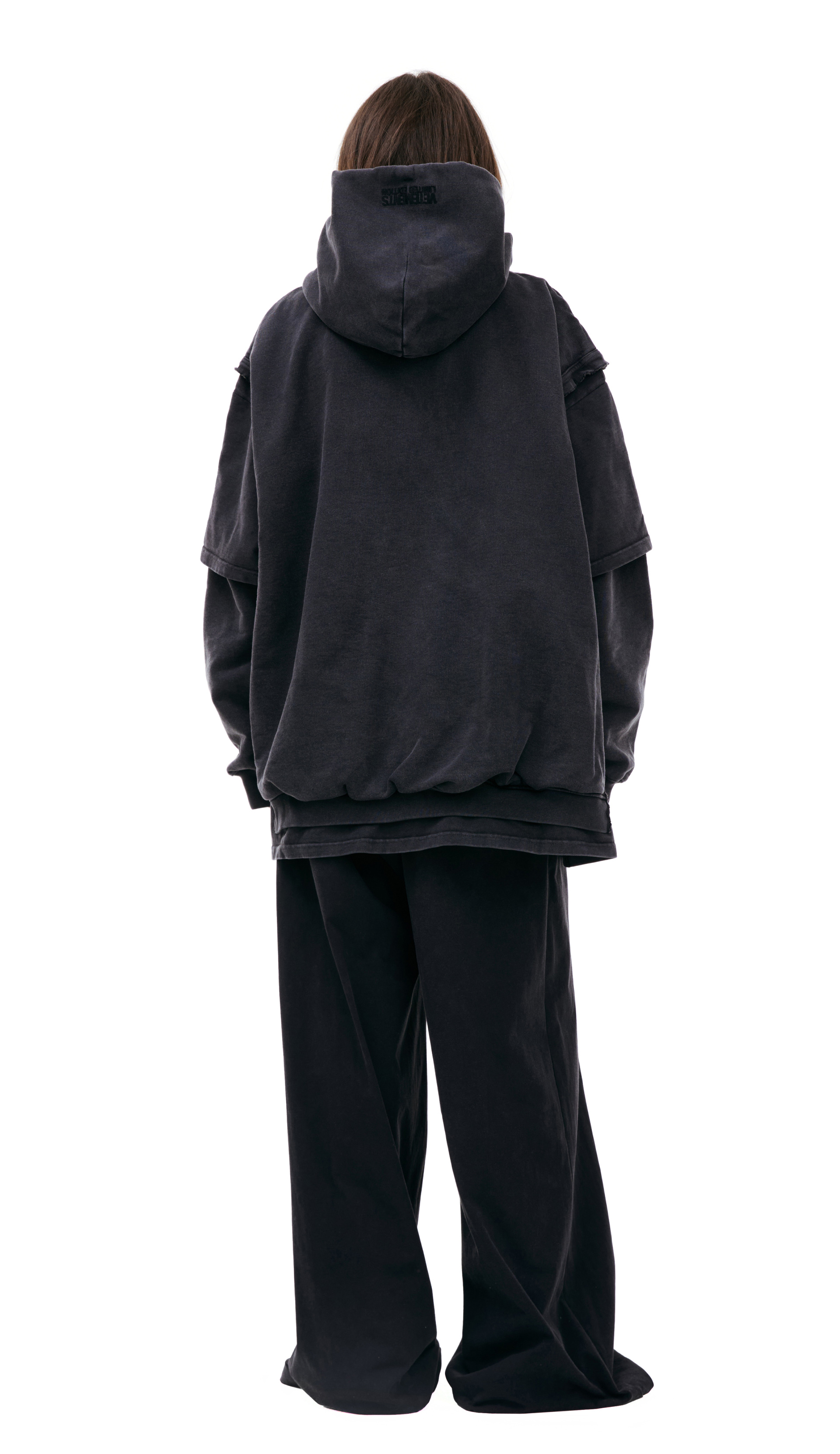 VETEMENTS \'PARIS XXXL\' layered hoodie