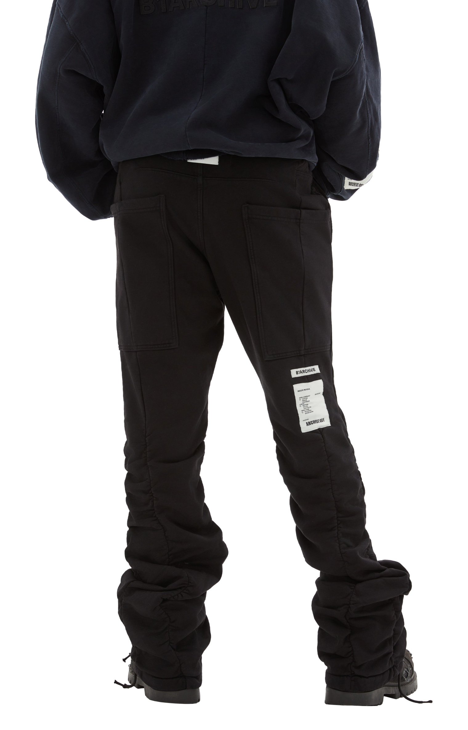 B1ARCHIVE Shirred Flare Sweatpants