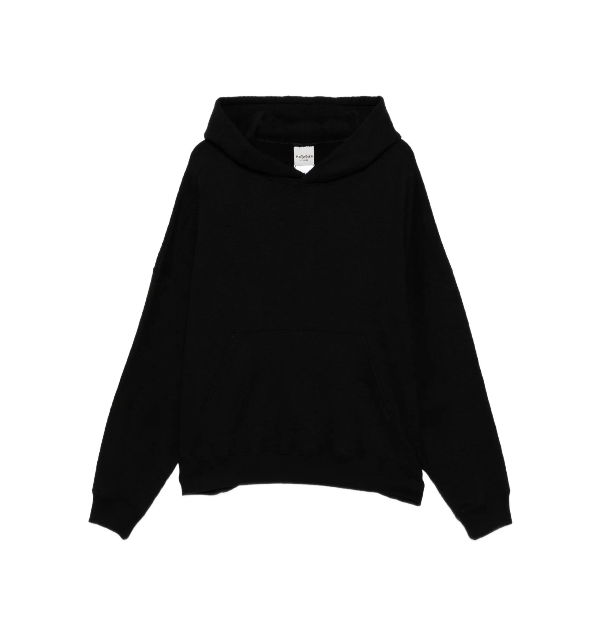 MONONOKE MADE Cotton hoodie with a patch pocket