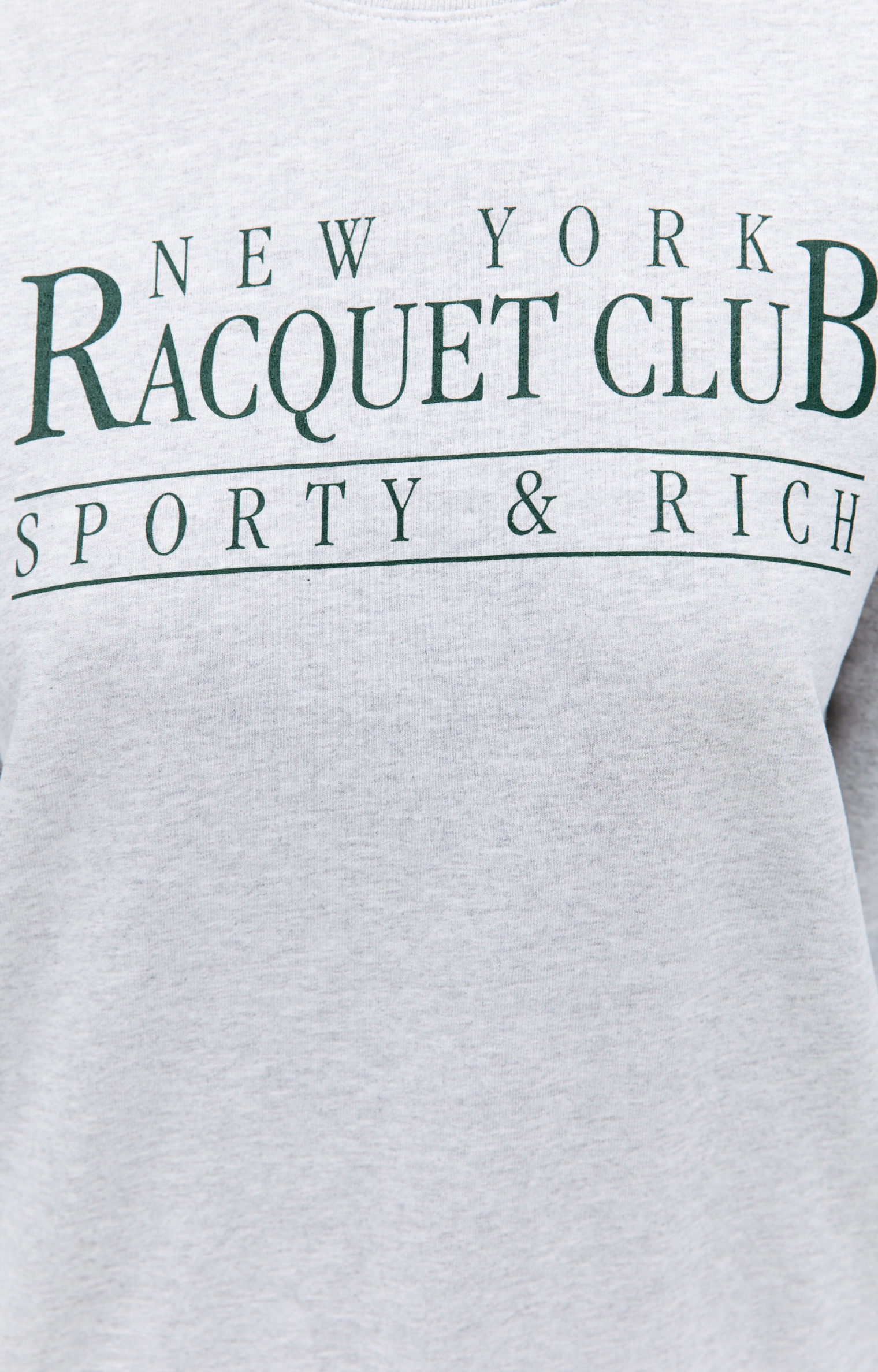 SPORTY & RICH Свитшот с принтом NY Racquet Club