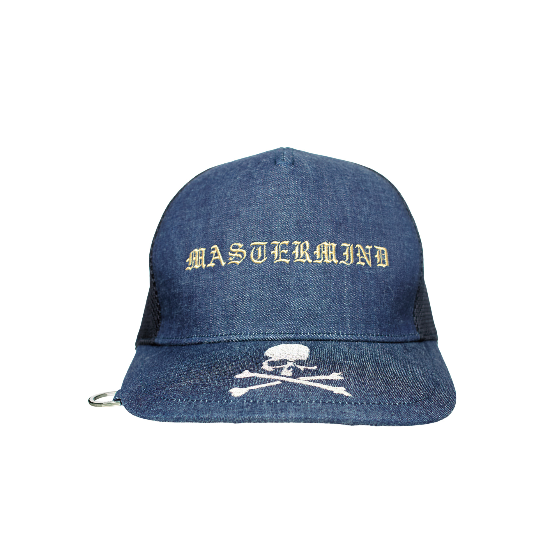 Mastermind WORLD Embroidered logo denim cap