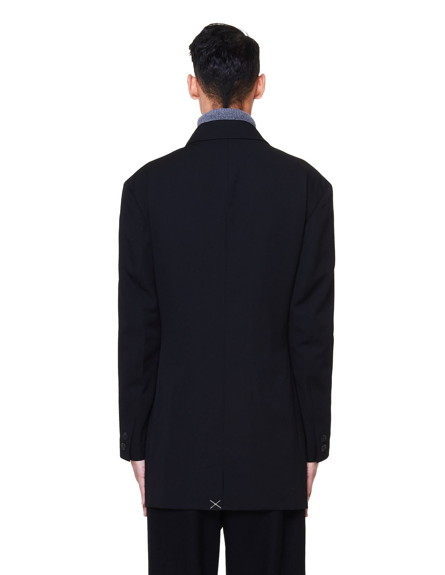 Yohji Yamamoto Black Gabardine Jacket