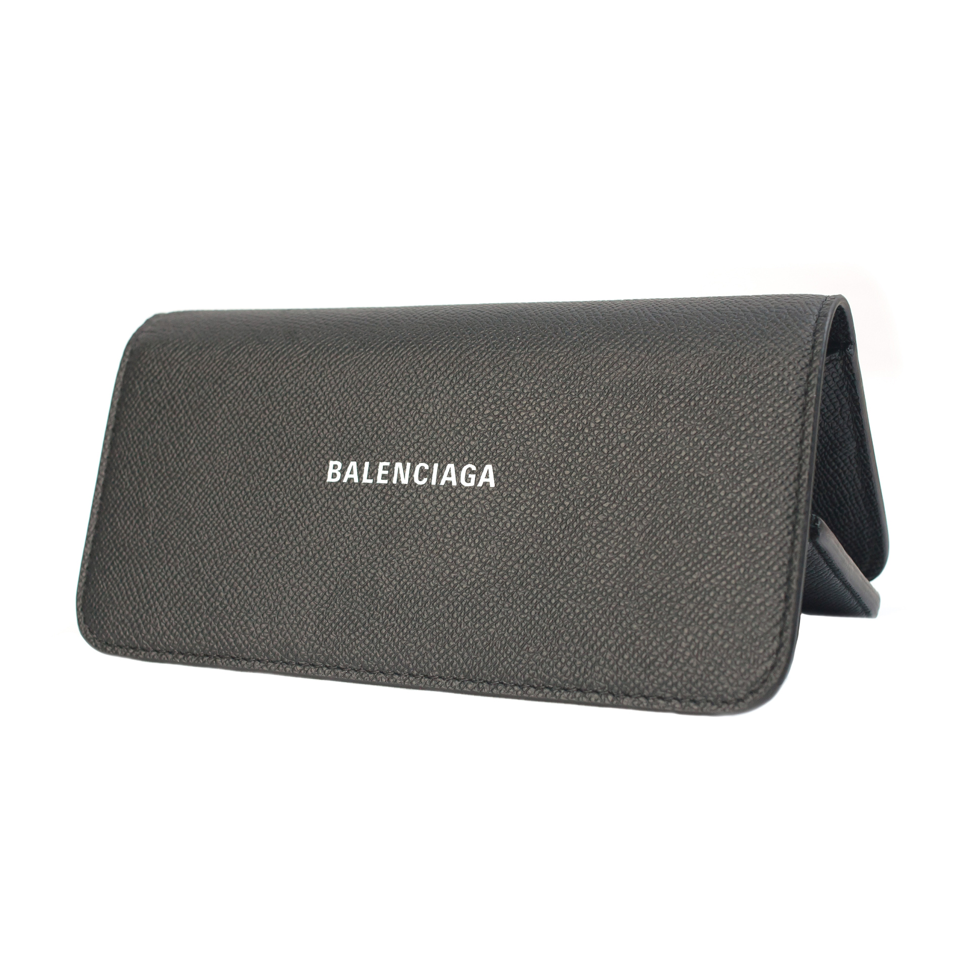 Balenciaga Cash Black Leather Wallet