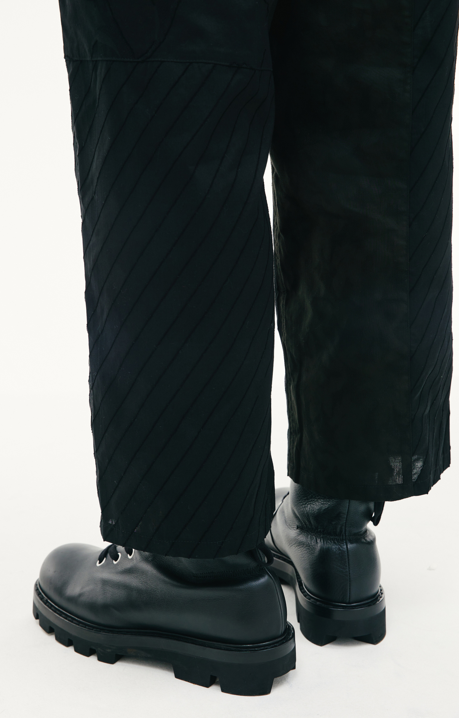 KIMMY Patchwork wide trousers