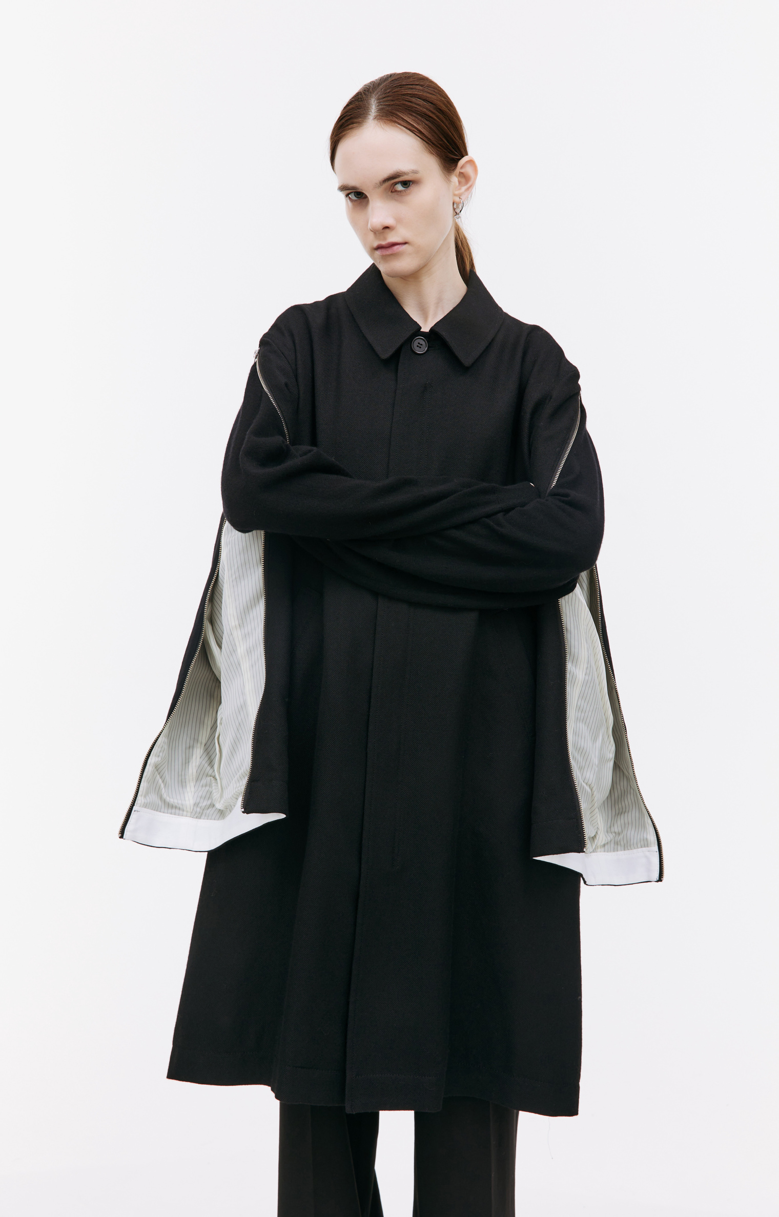 Undercover Black zip coat