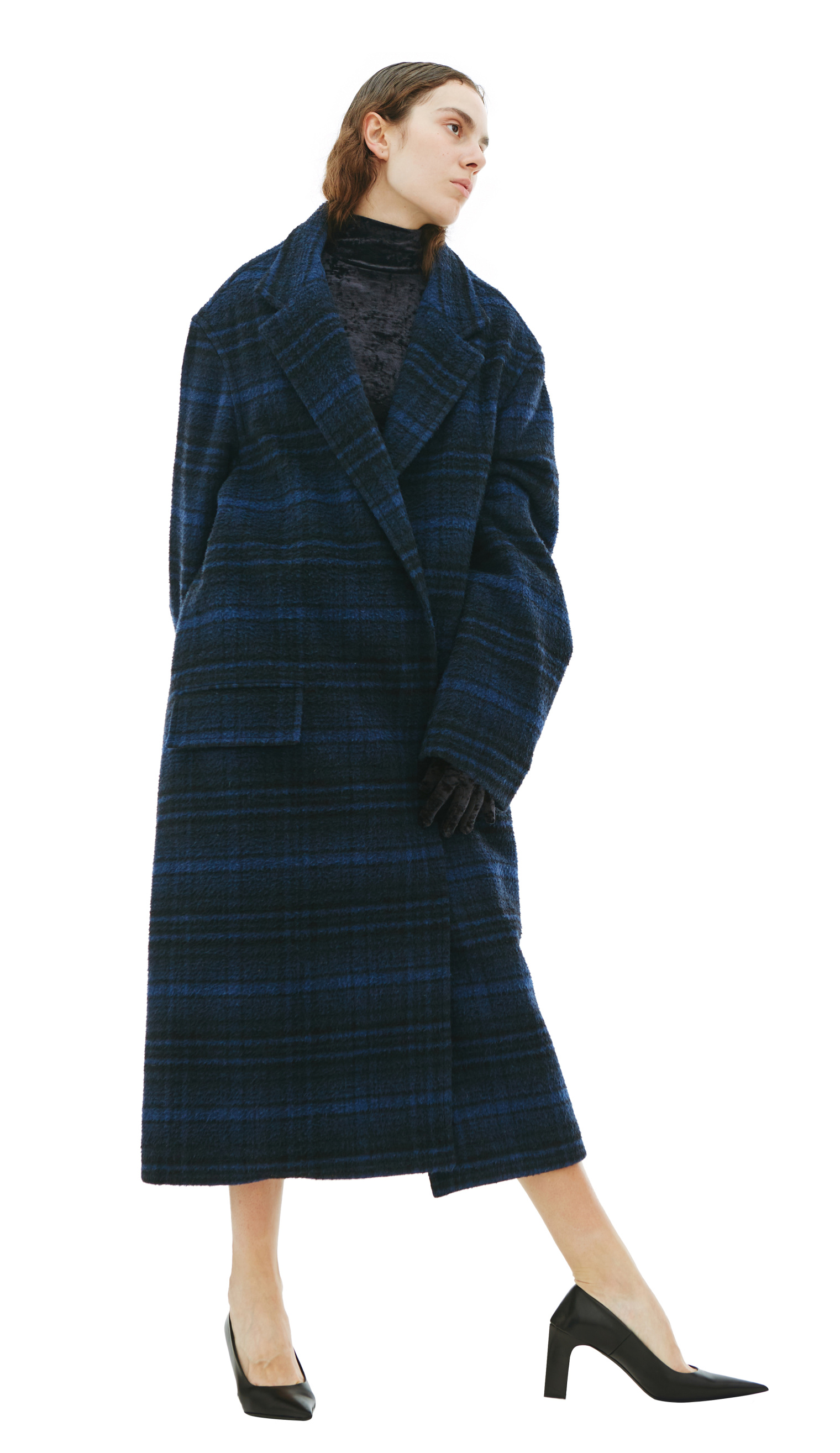 Balenciaga Cocoon coat in vintage check