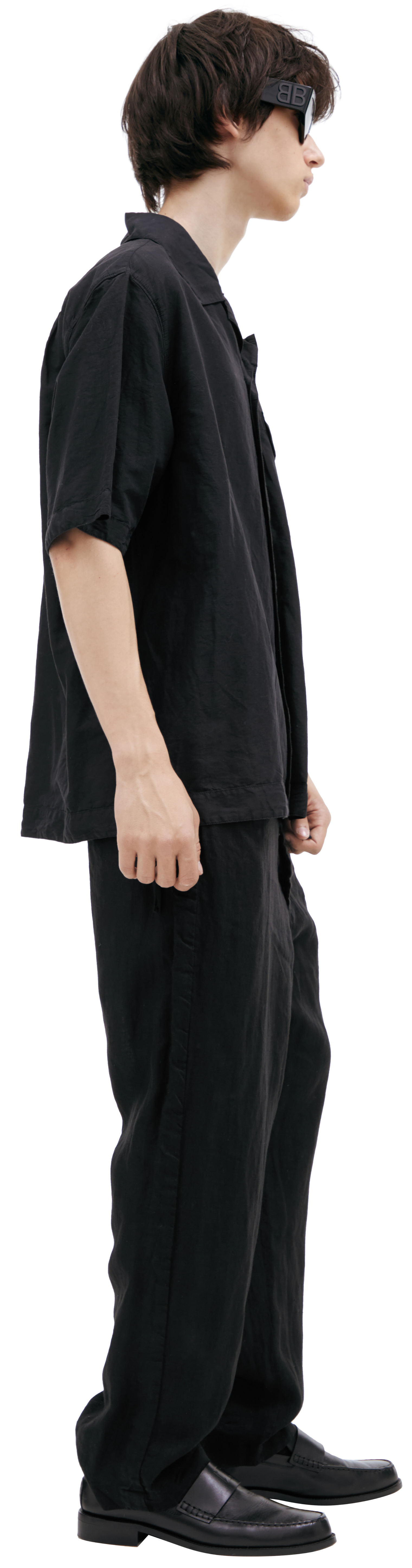 Stone Island Black shirt with logo