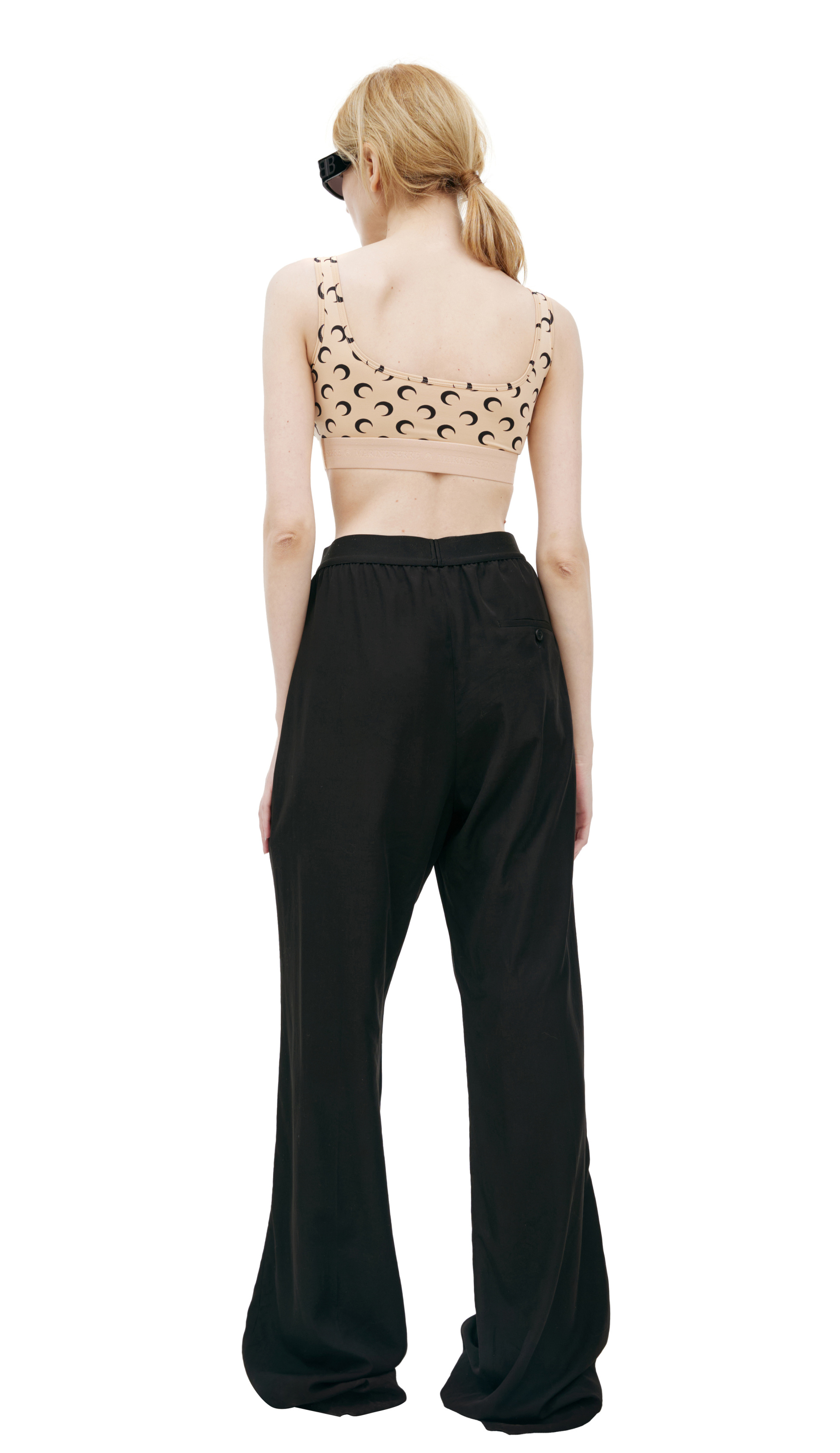 Balenciaga Black lyocell trousers