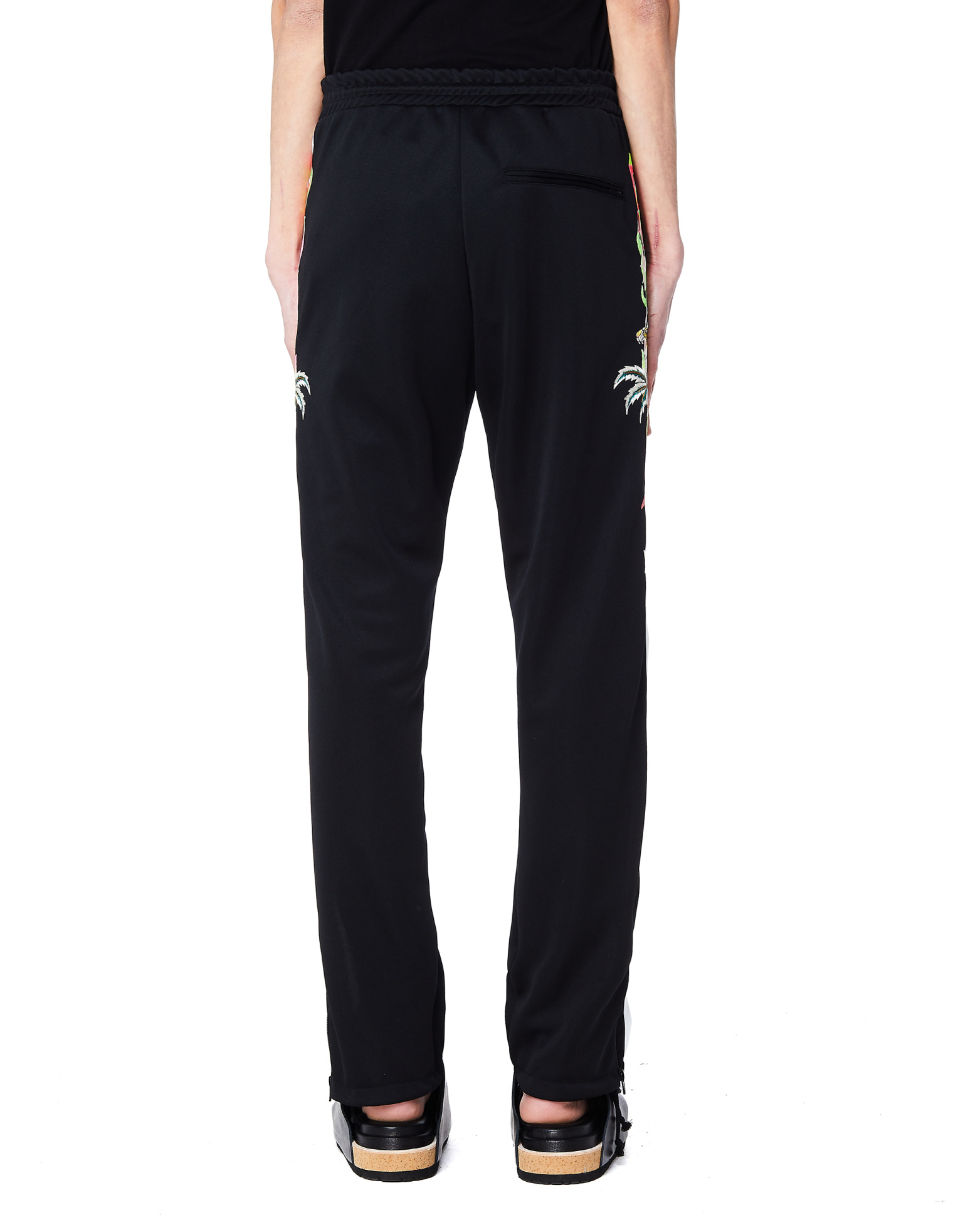 Doublet Black Chaos Embroidery Track Pants
