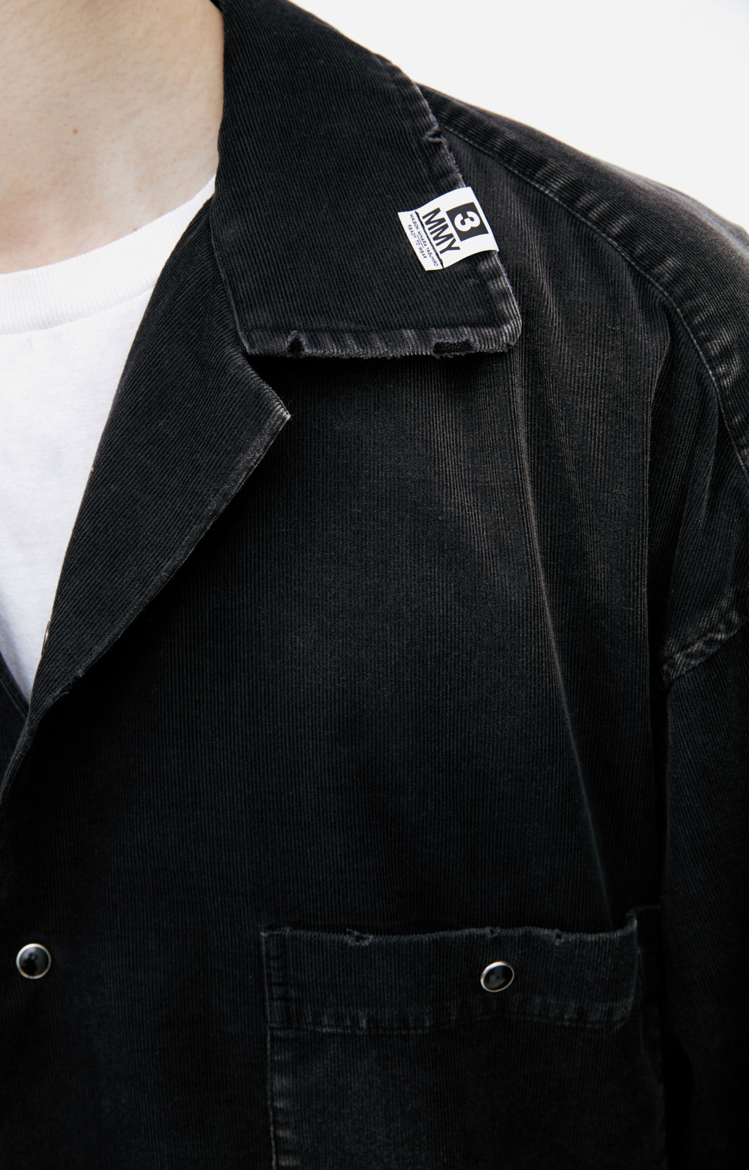 Maison Mihara Yasuhiro Paint effect shirt