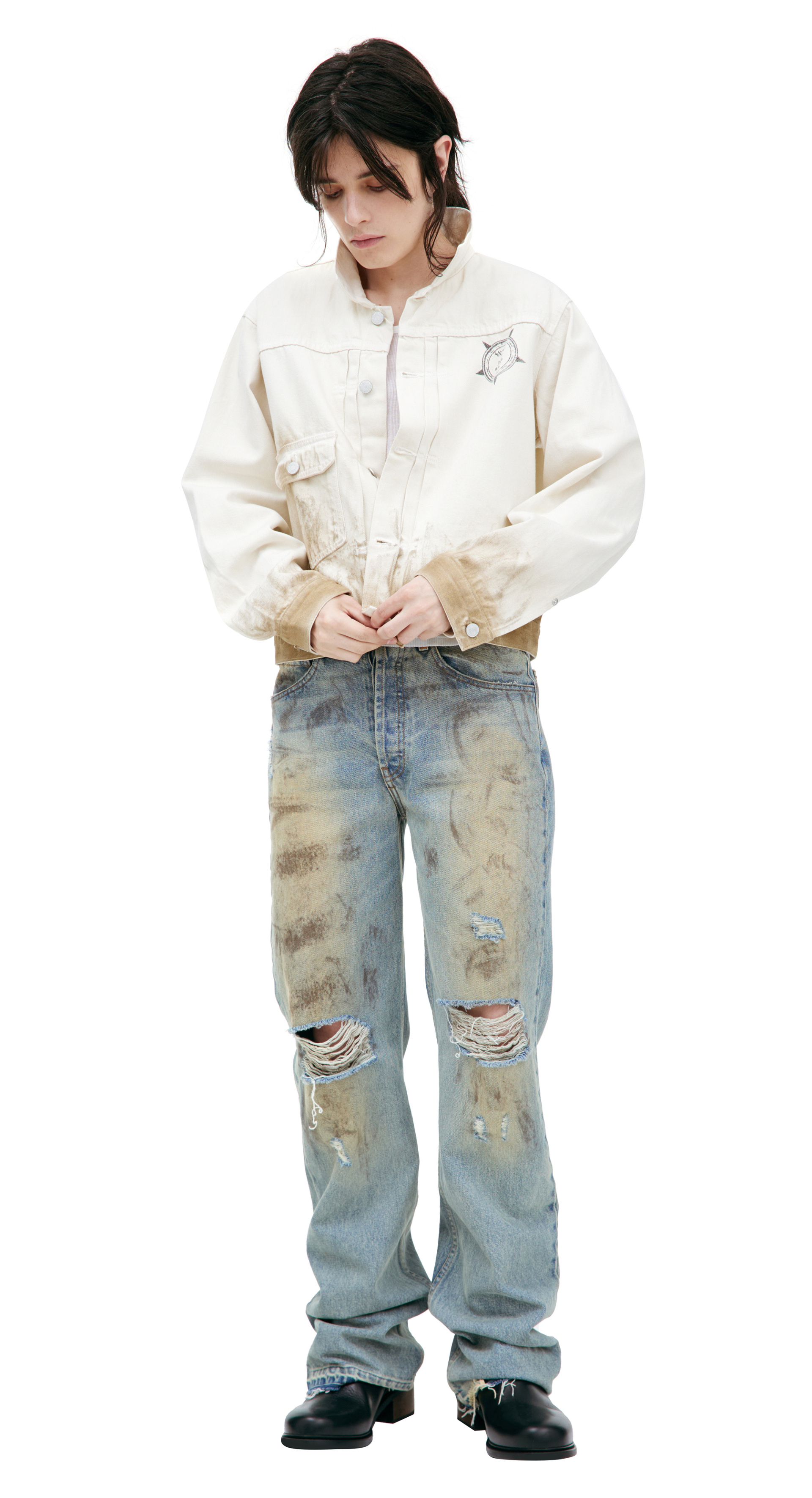 Enfants Riches Déprimés Printed denim jacket