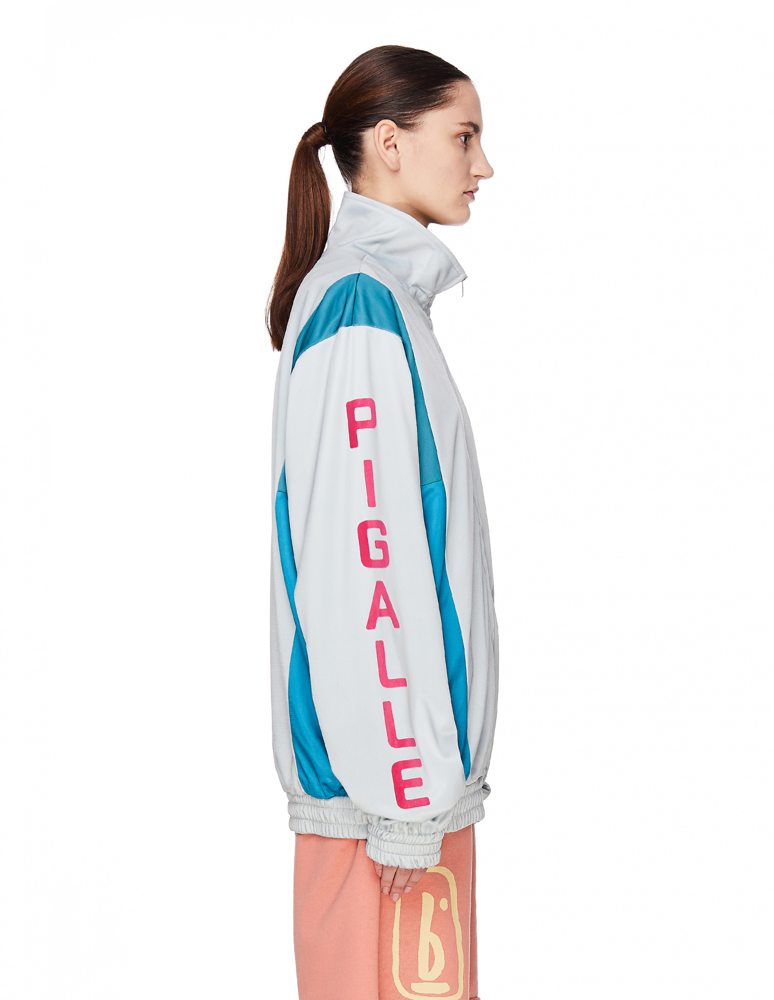 Pigalle Grey Printed Track Jacket