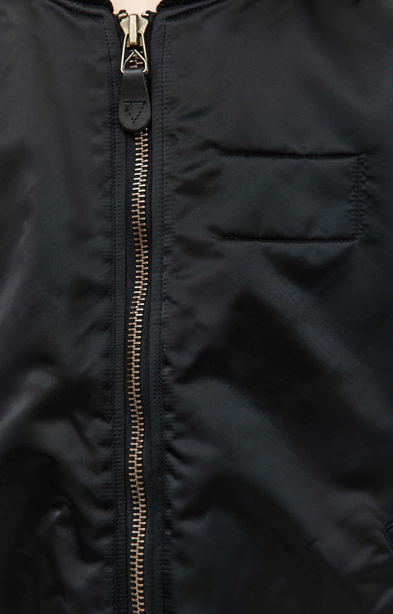 Saint Mxxxxxx Two-way zippered bomber