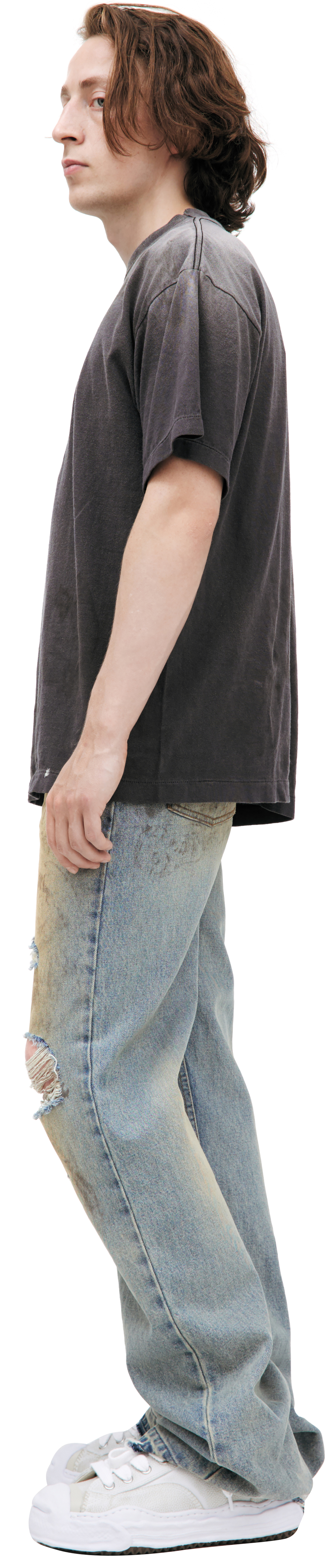 Saint Mxxxxxx Grey print T-shirt
