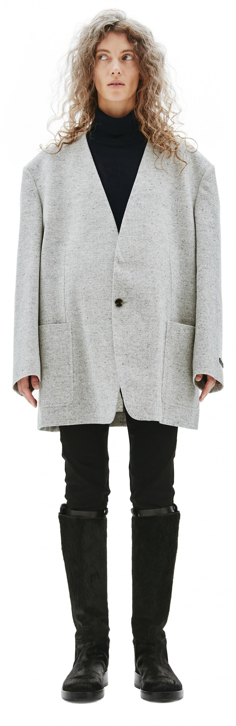 Fear of God Grey Wool Jacket
