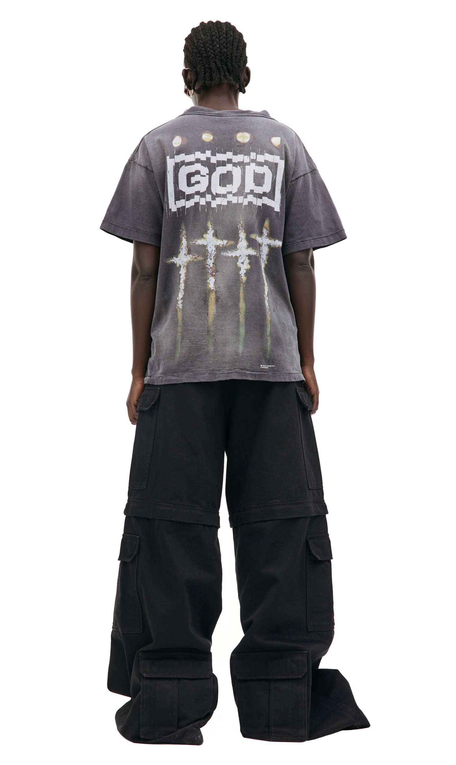 Saint Michael \'GOD\' printed t-shirt