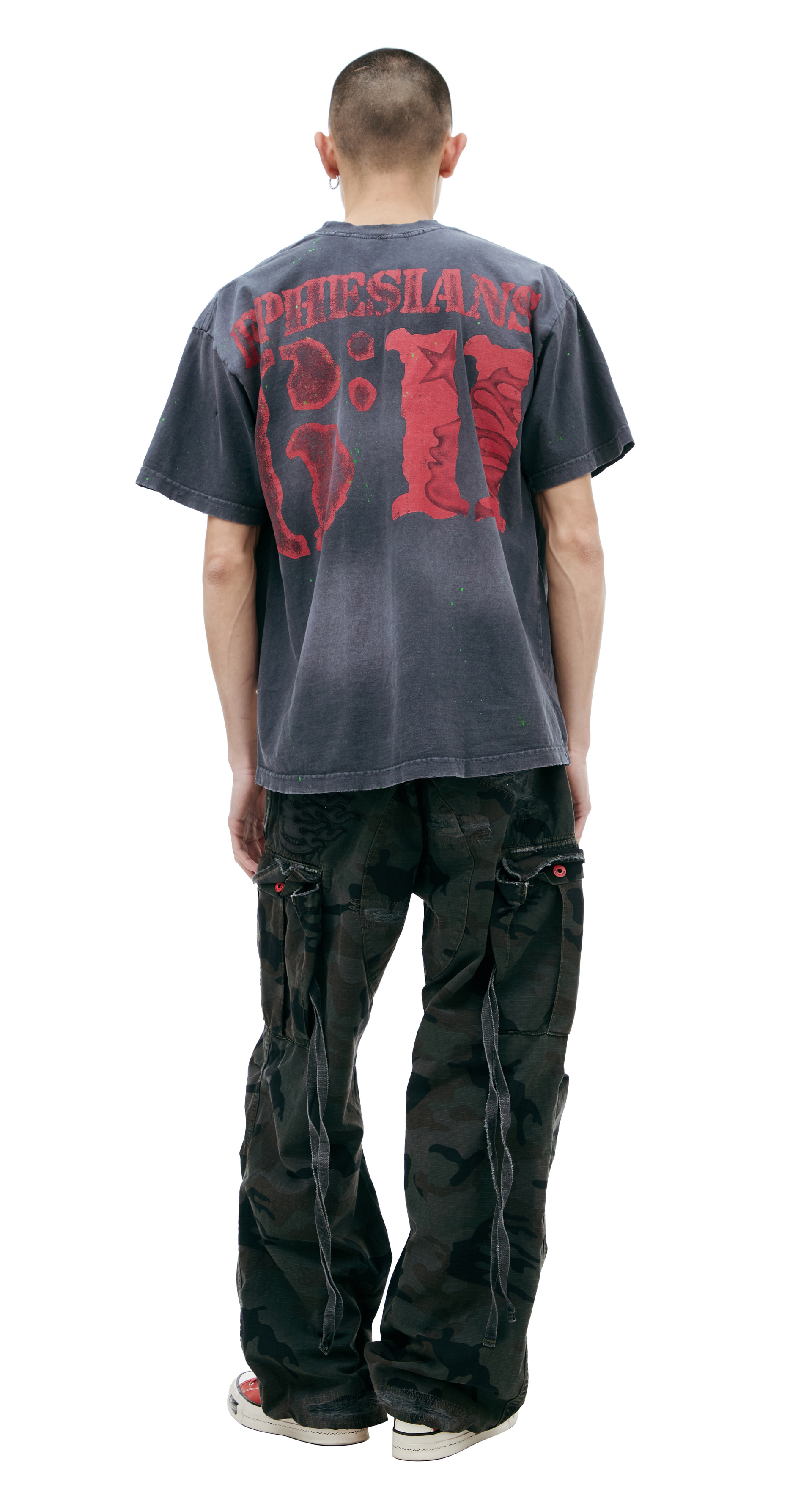 Hellstar T-shirt with print \'War ready\'