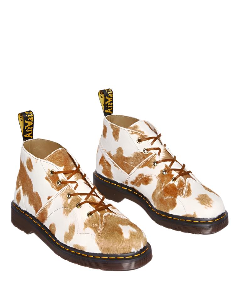Dr. Martens Church Hair On Platform Boots