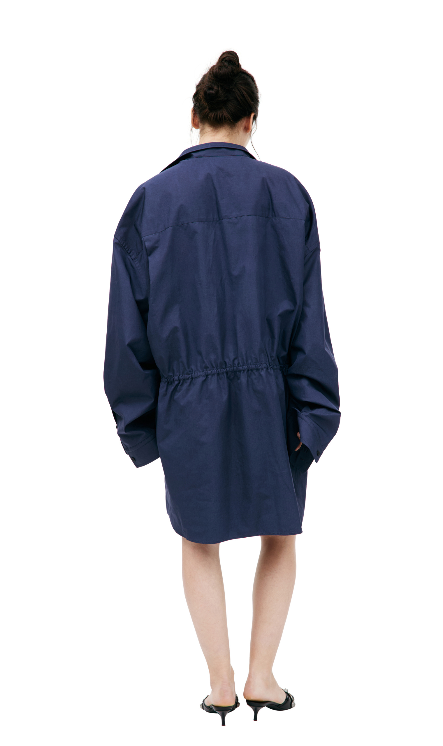 Balenciaga Navy blue cotton dress