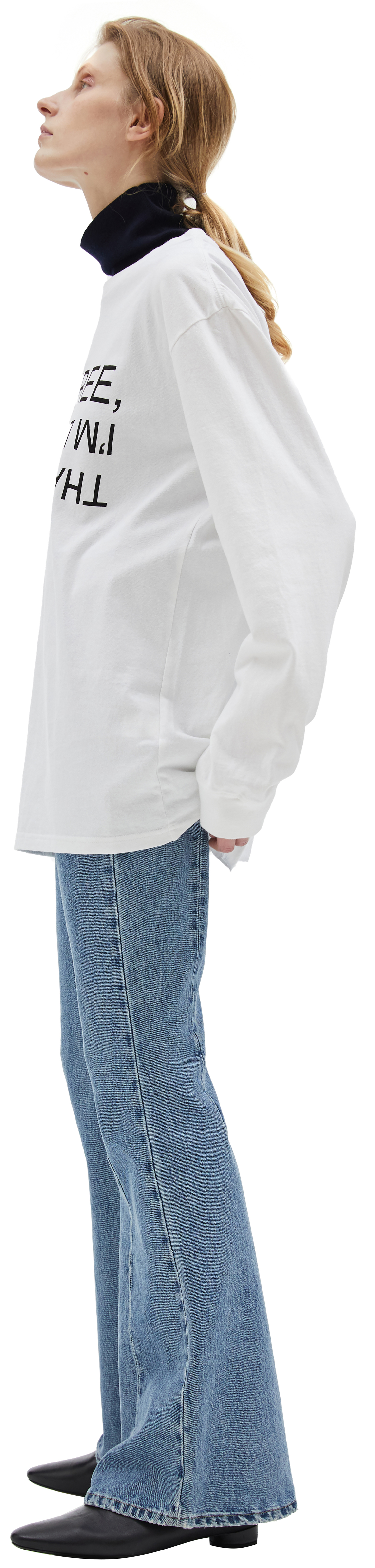Undercover White Printed Longsleeve