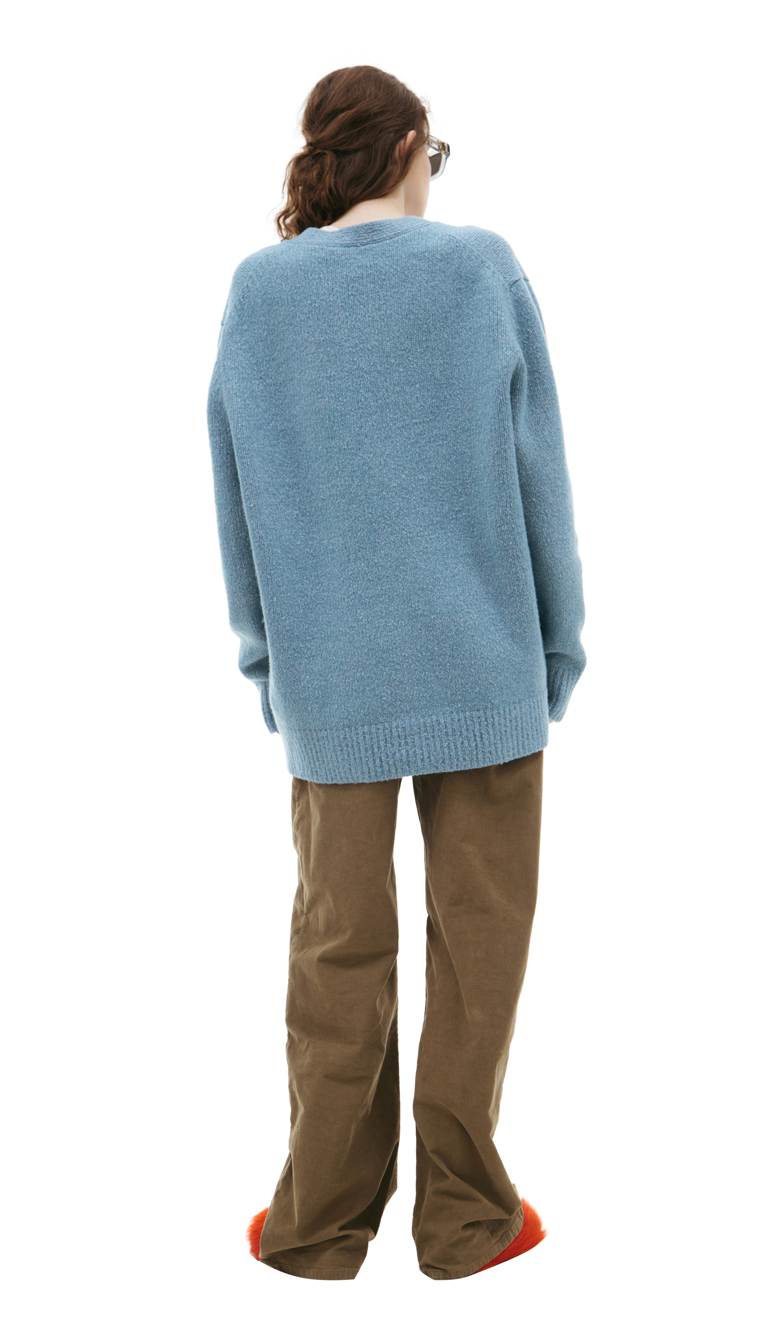 Acne Studios Blue wool cardigan