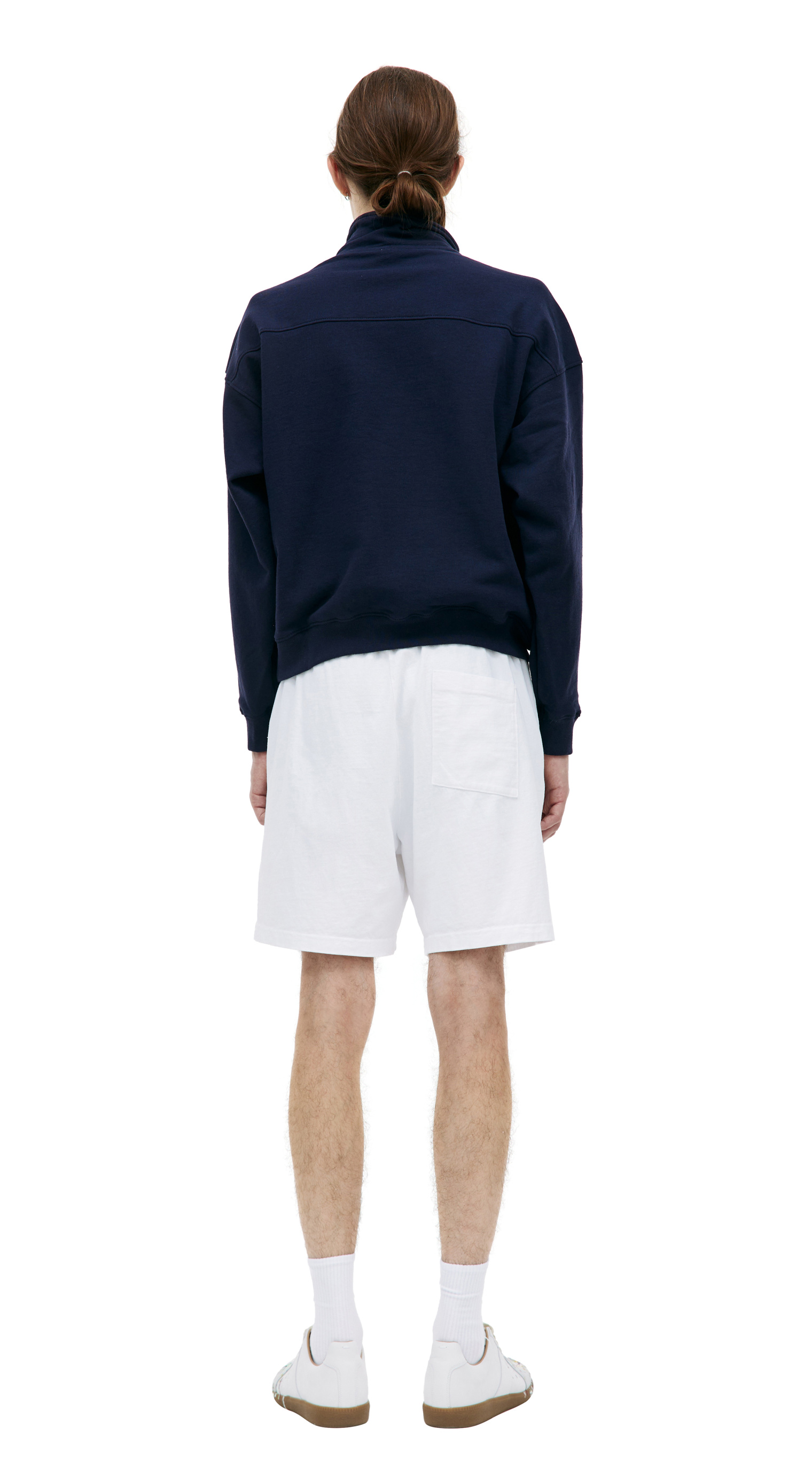 SPORTY & RICH Cotton zip up sweatshirt