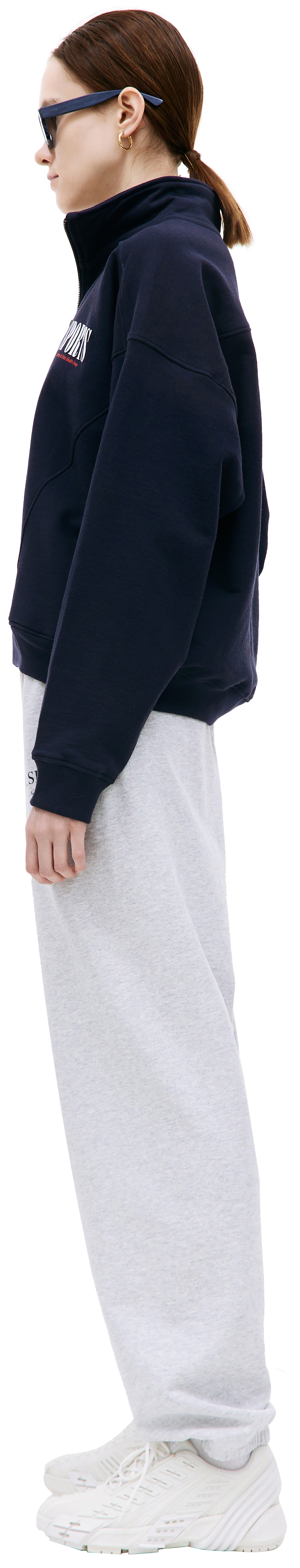 SPORTY & RICH Zip up sweatshirt