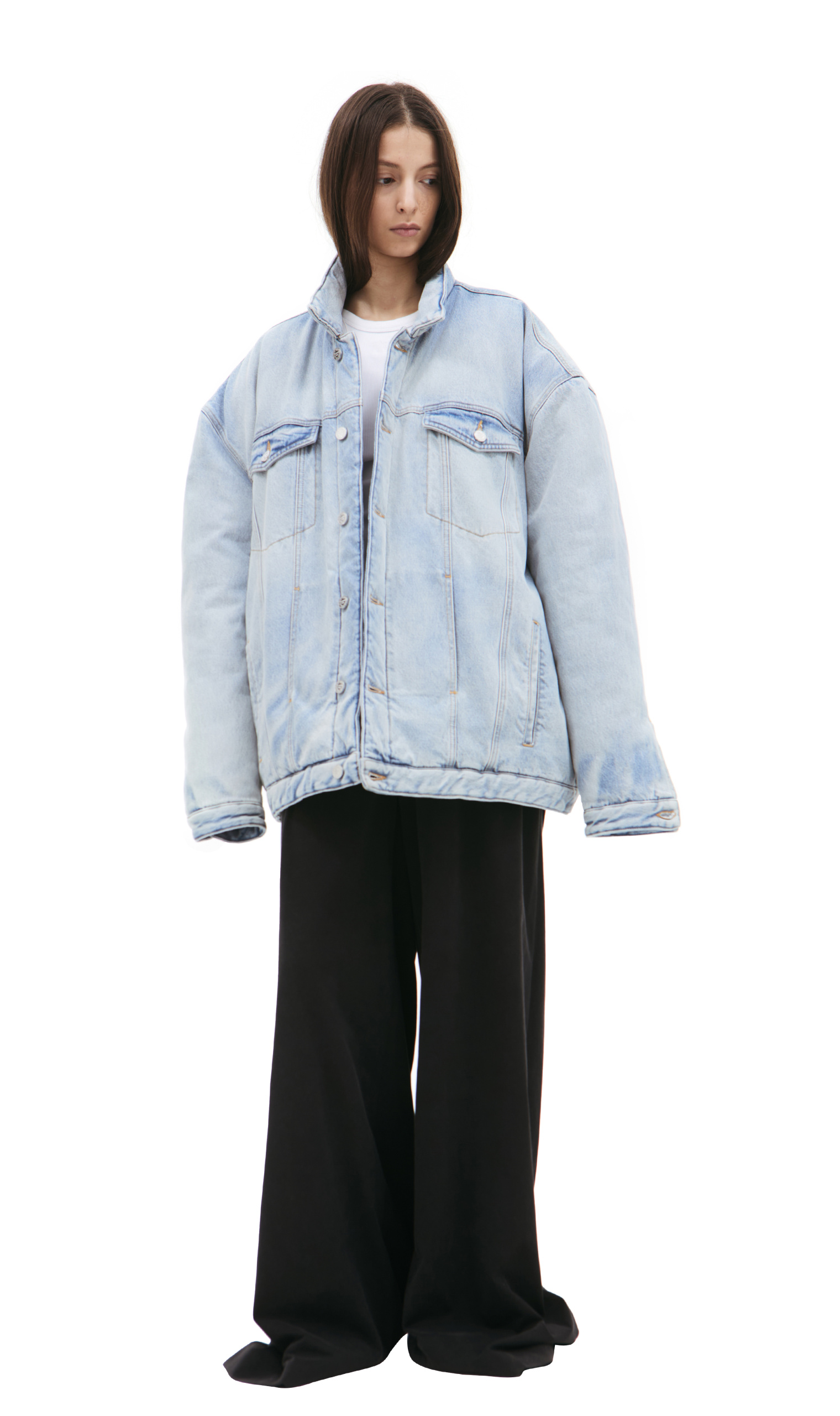 VETEMENTS Denim jacket with buttons