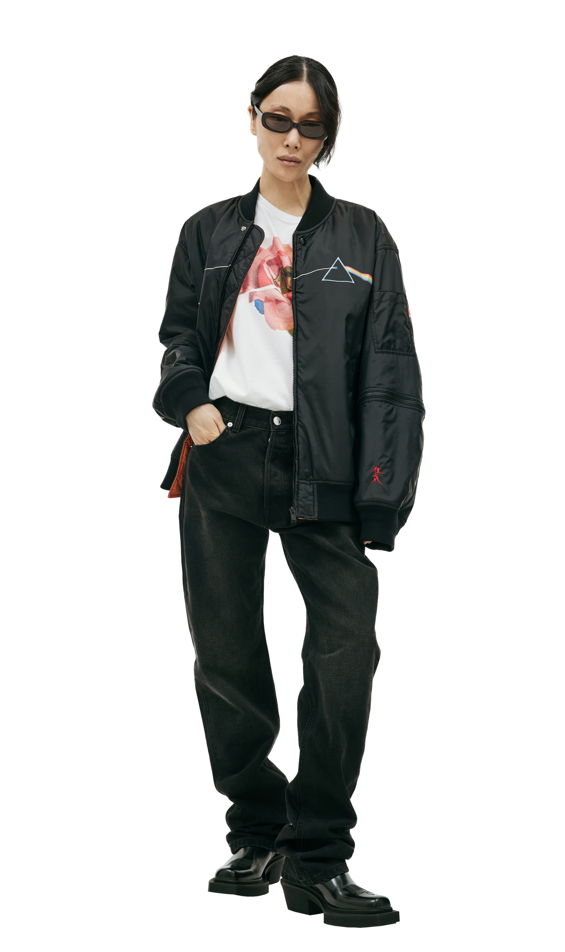 Undercover Pink Floyd printed bomber jacket