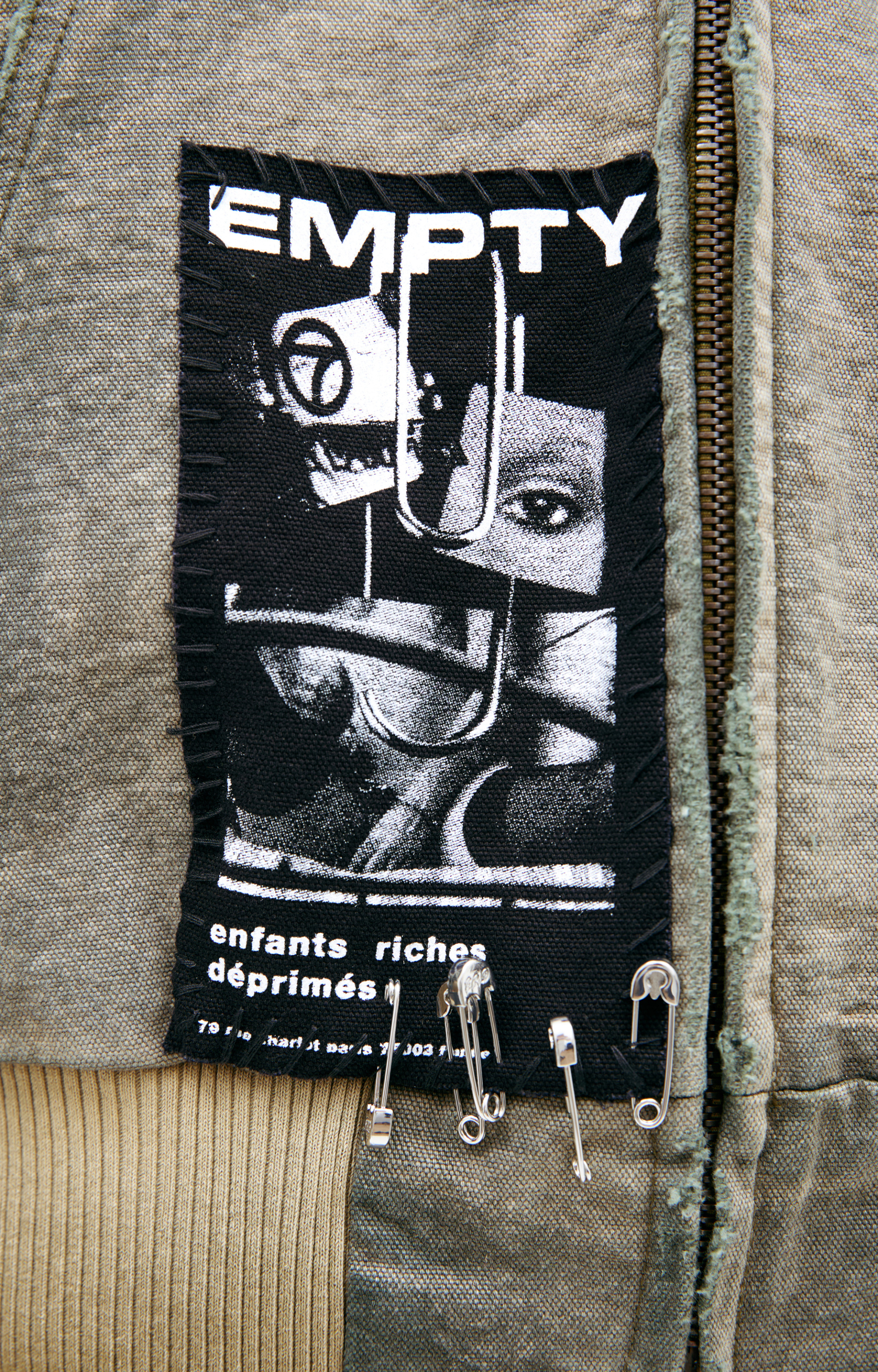 Enfants Riches Déprimés Denim jacket with patch
