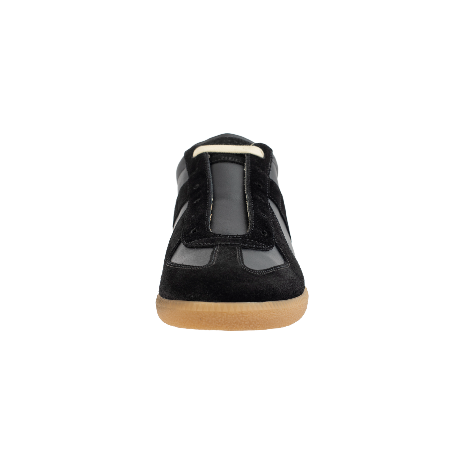 Maison Margiela Black leather sneakers