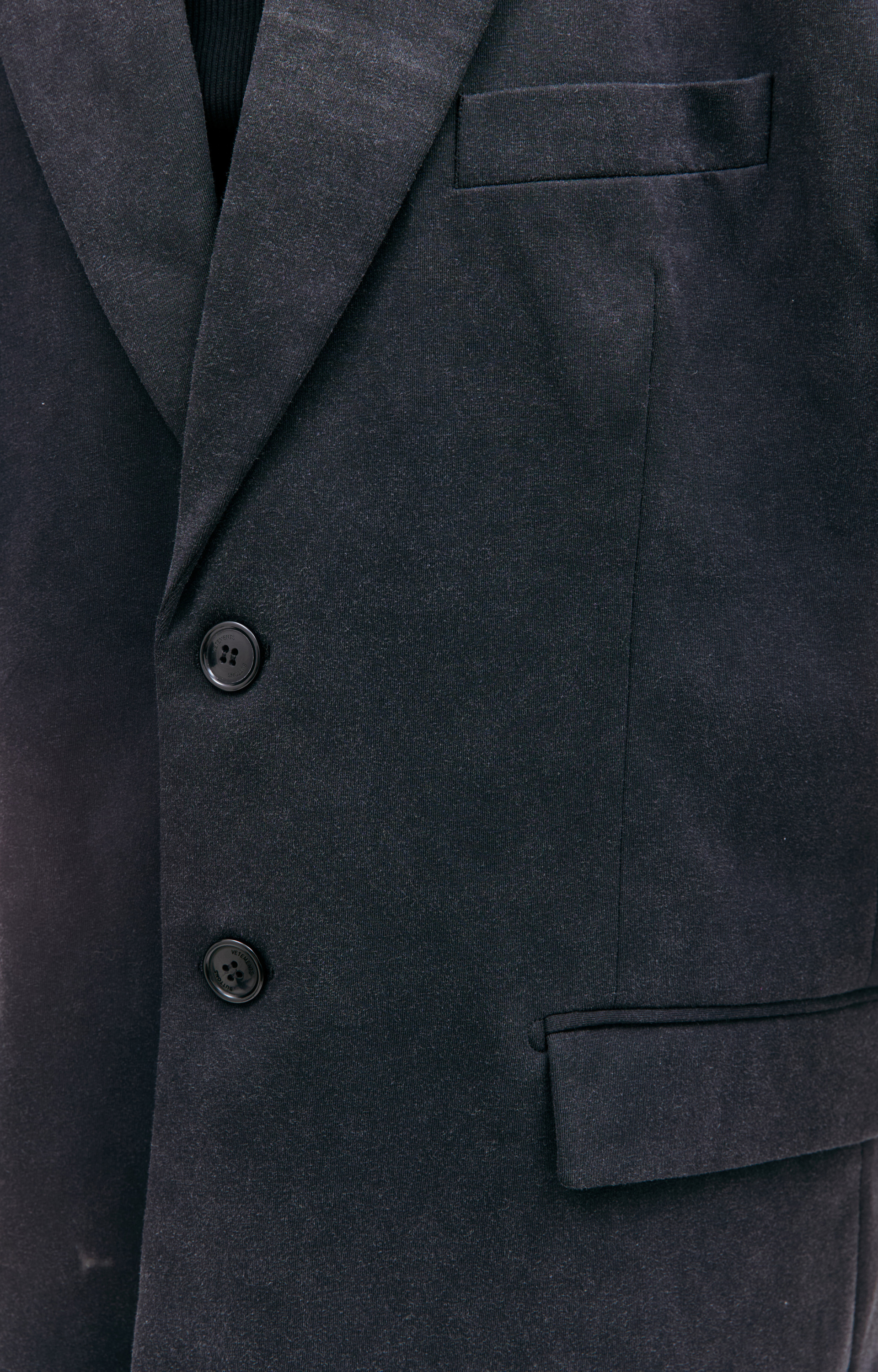 VETEMENTS Black oversized blazer