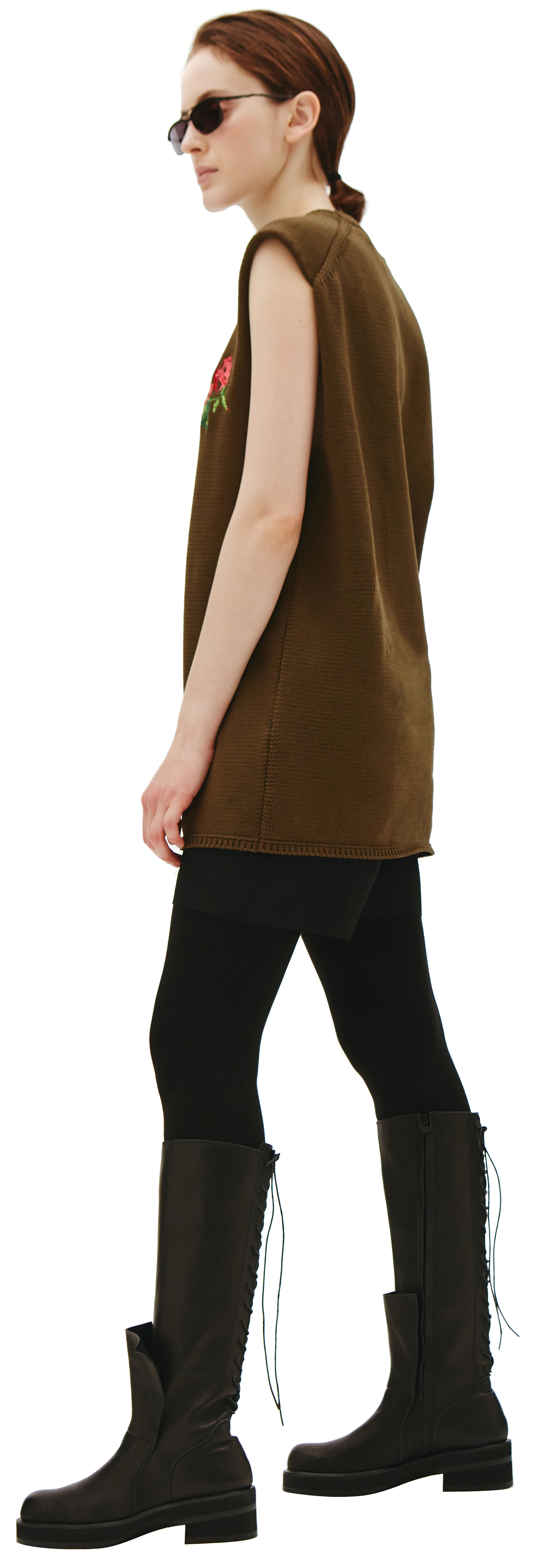 Comme des Garcons Homme plus Khaki Knit vest