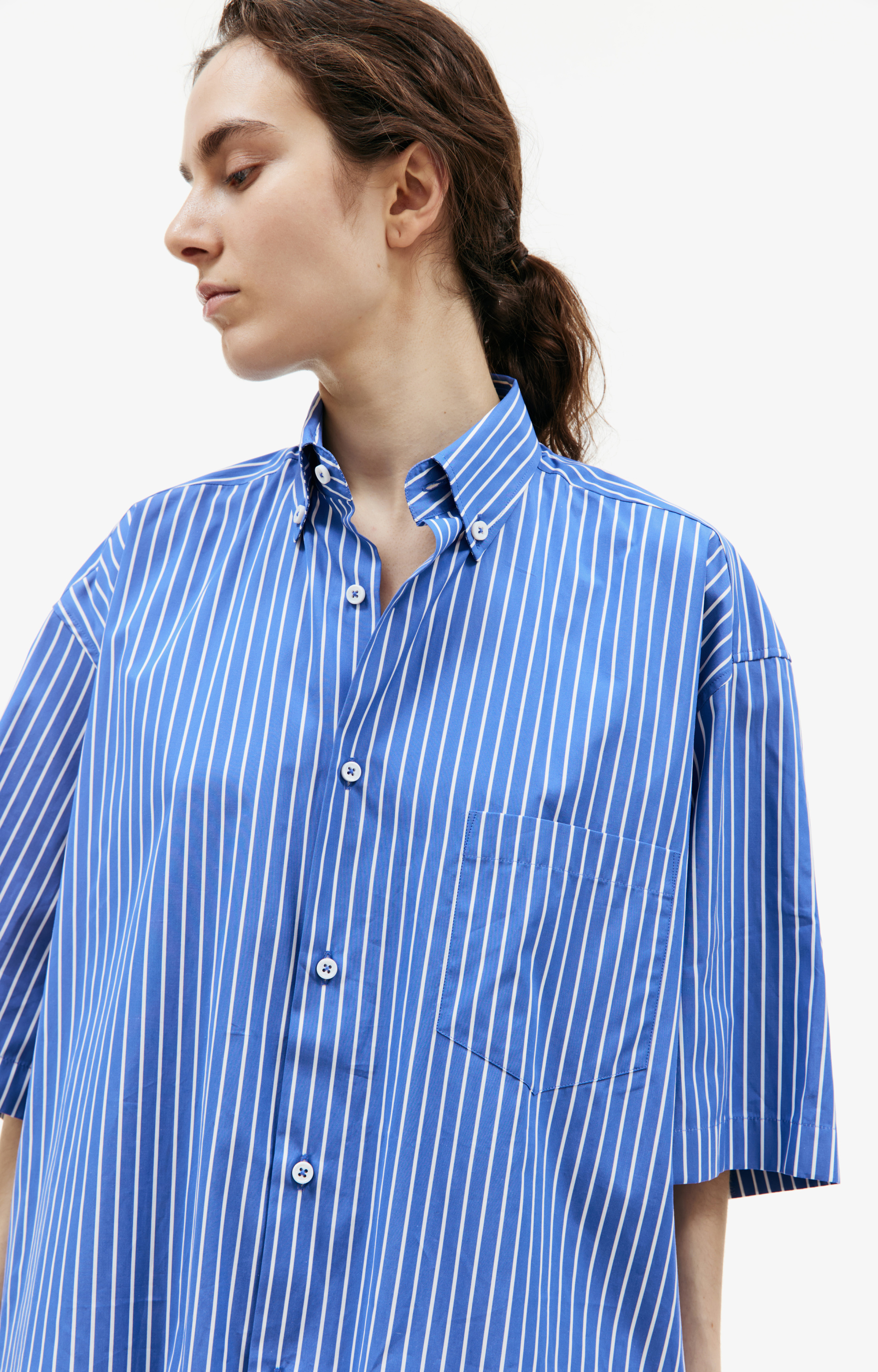 VETEMENTS Oversize striped shirt
