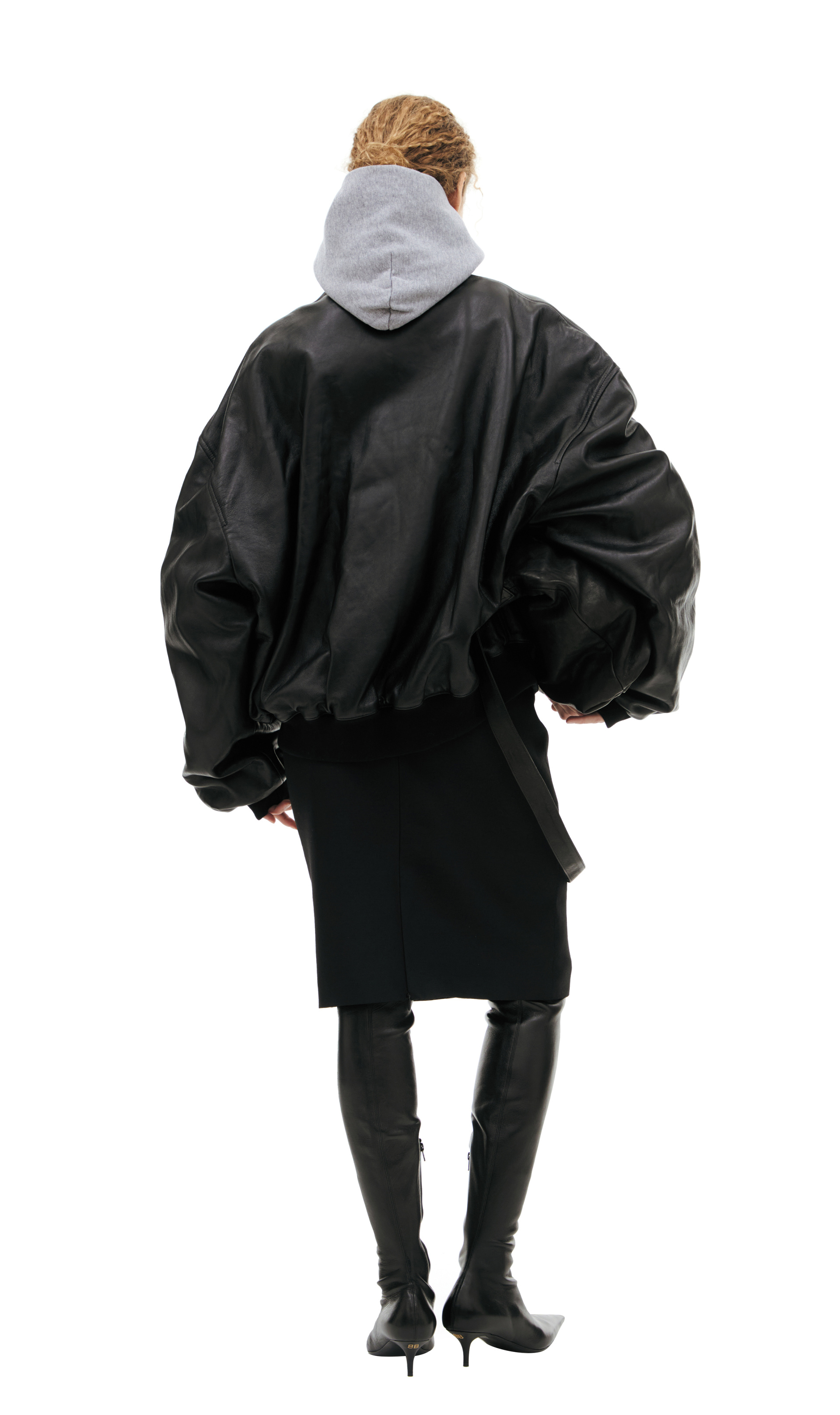 Balenciaga Black leather jacket