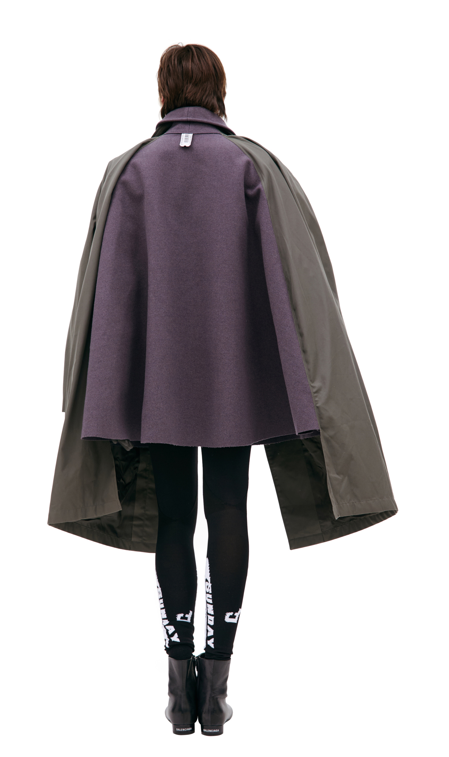 PROTOTYPES Layered wool coat