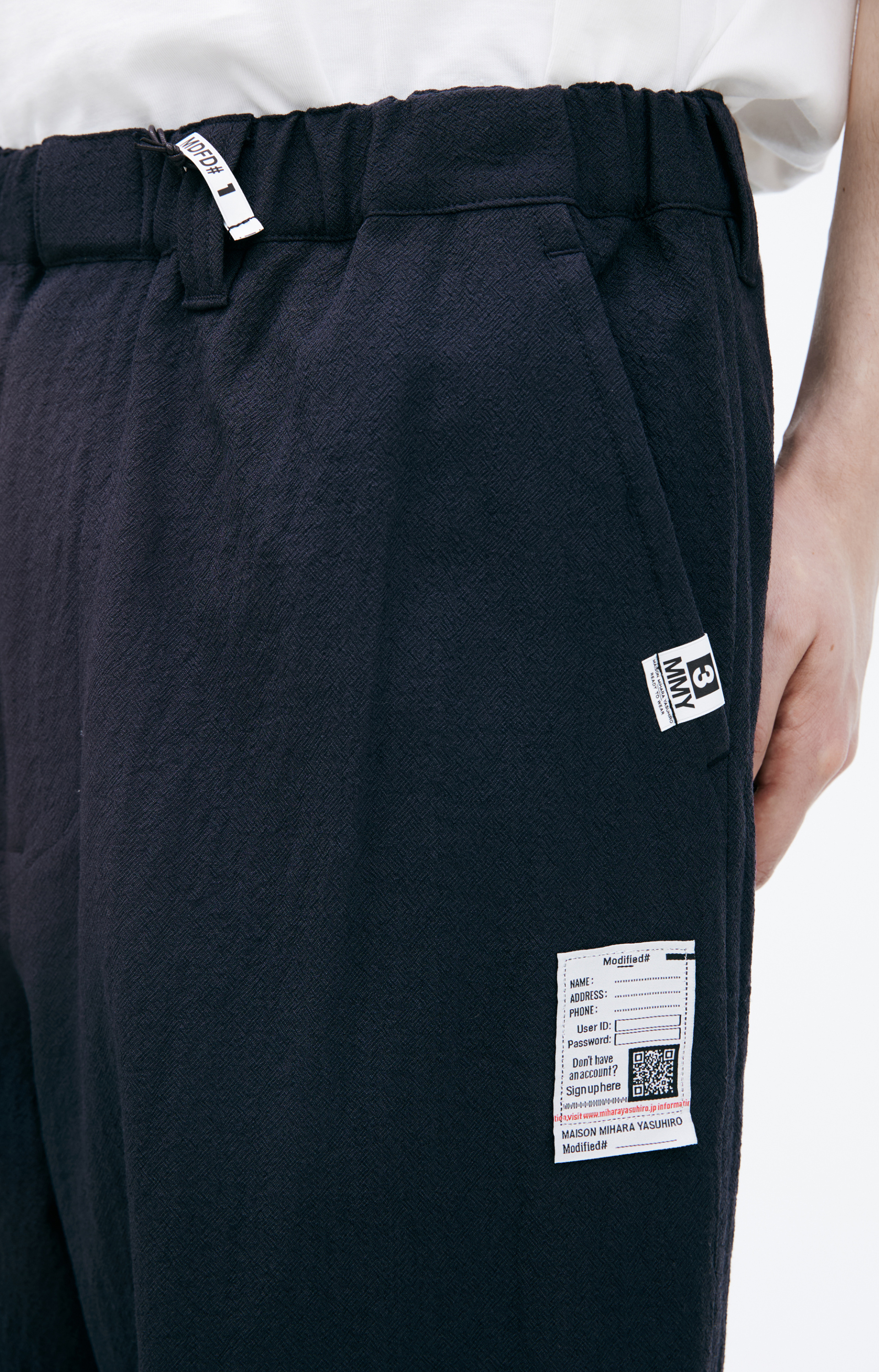 Maison Mihara Yasuhiro Pants with contrasting lining