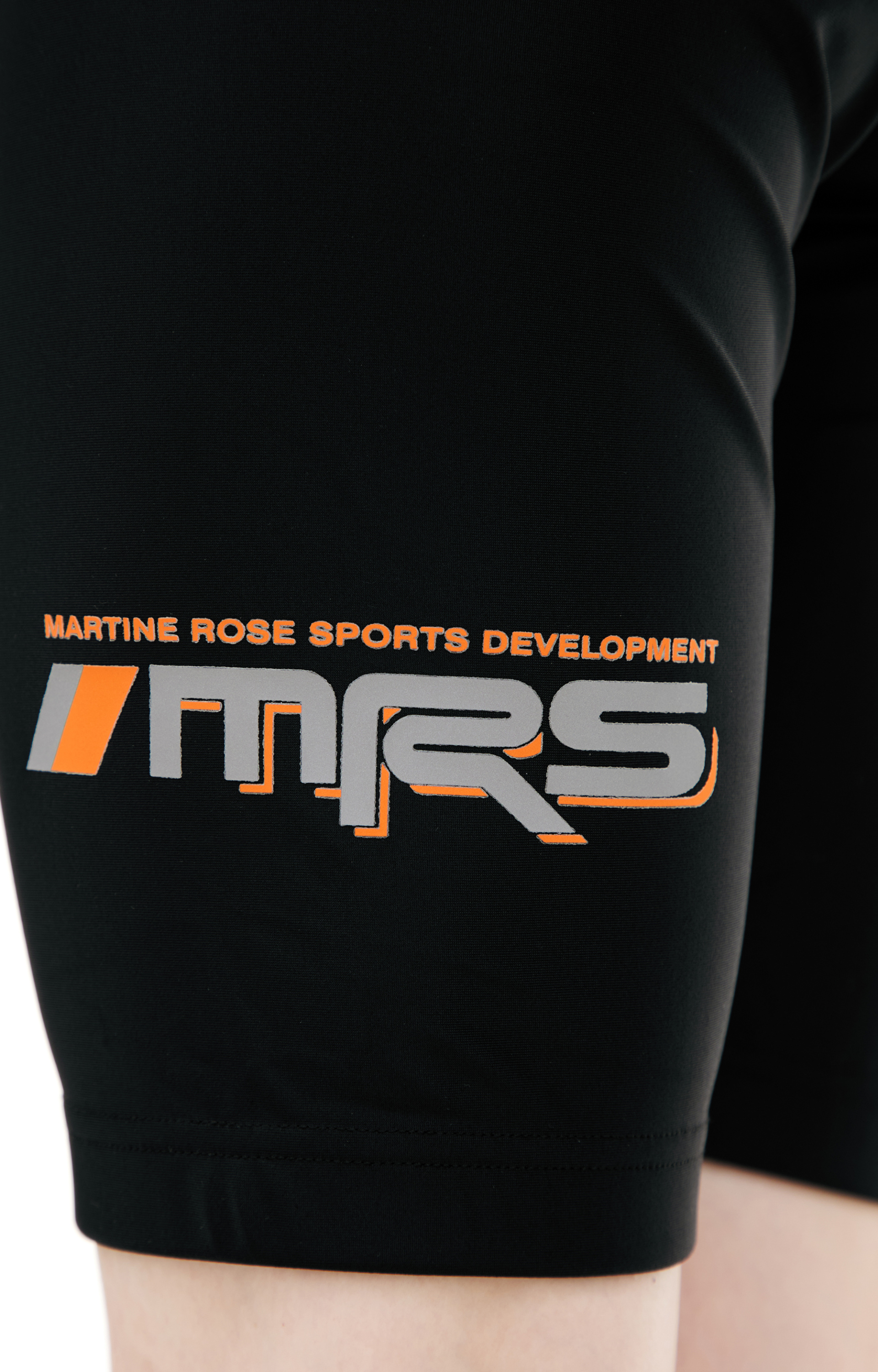 Martine Rose Black logo shorts