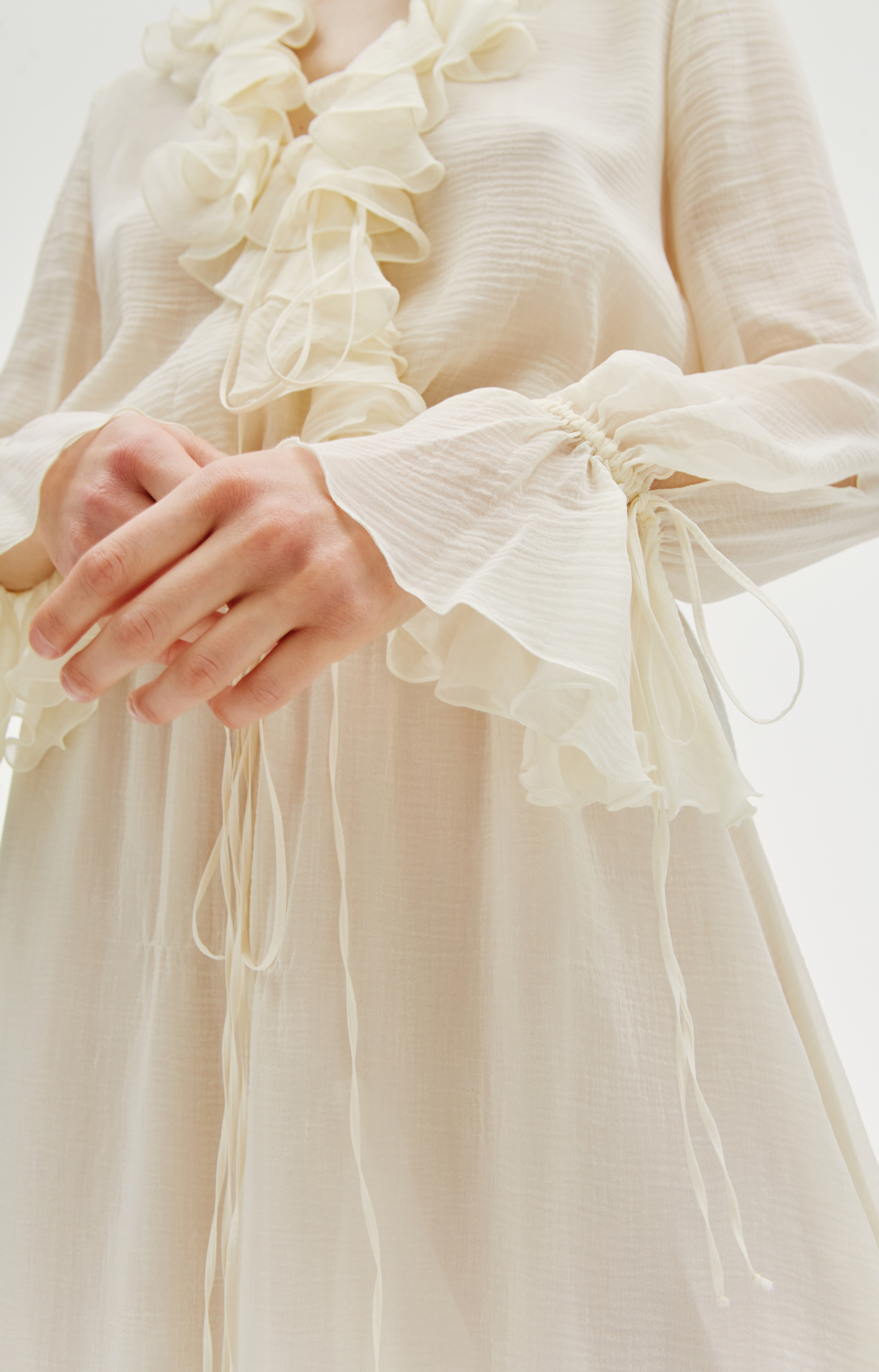 Blumarine Ruffle Mini Dress