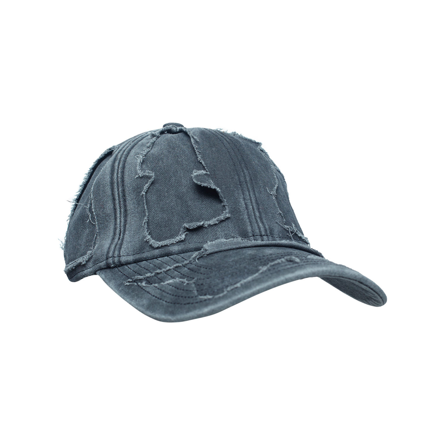 VETEMENTS Destroyed denim cap