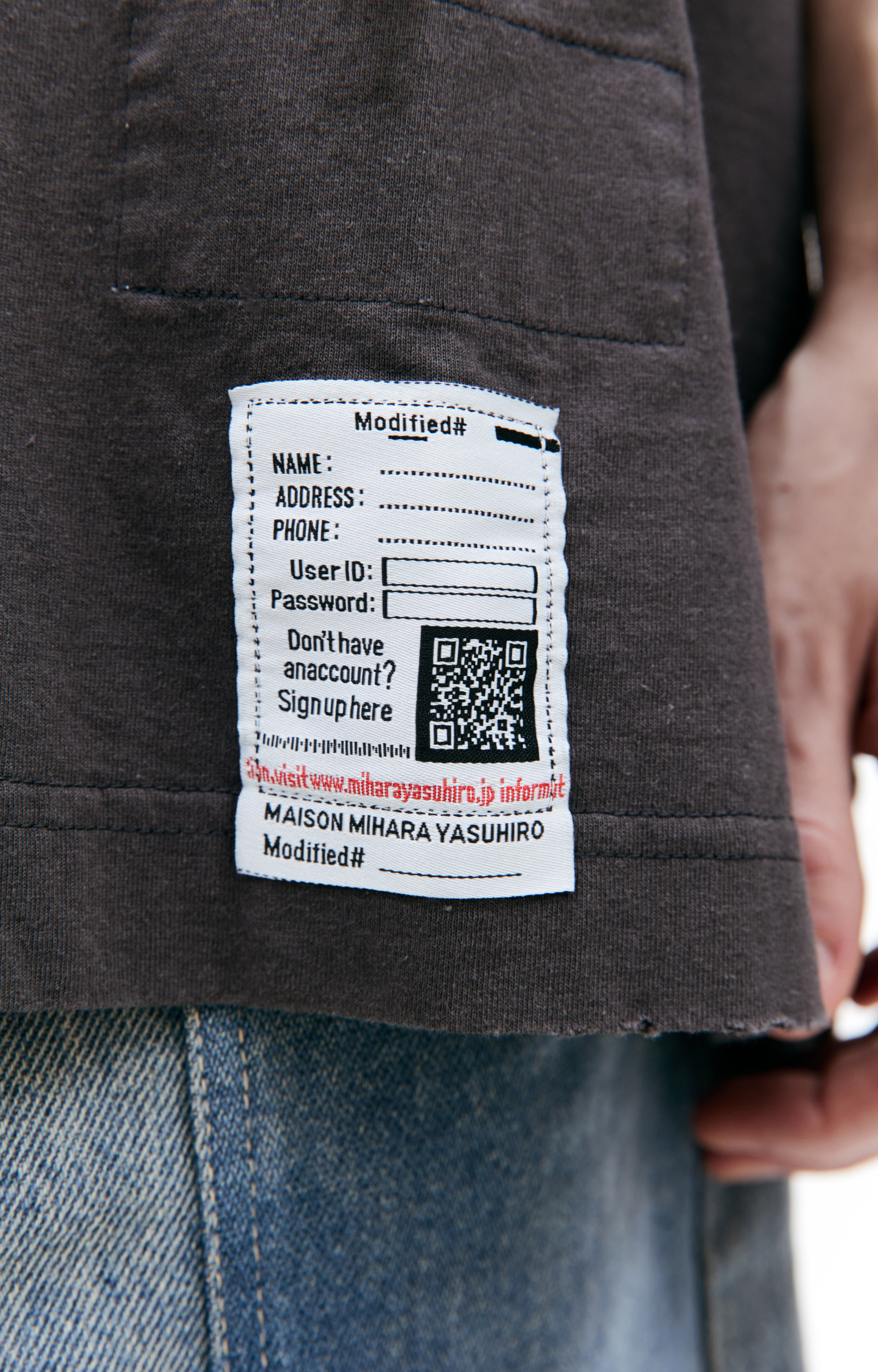 Maison Mihara Yasuhiro Bear printed t-shirt