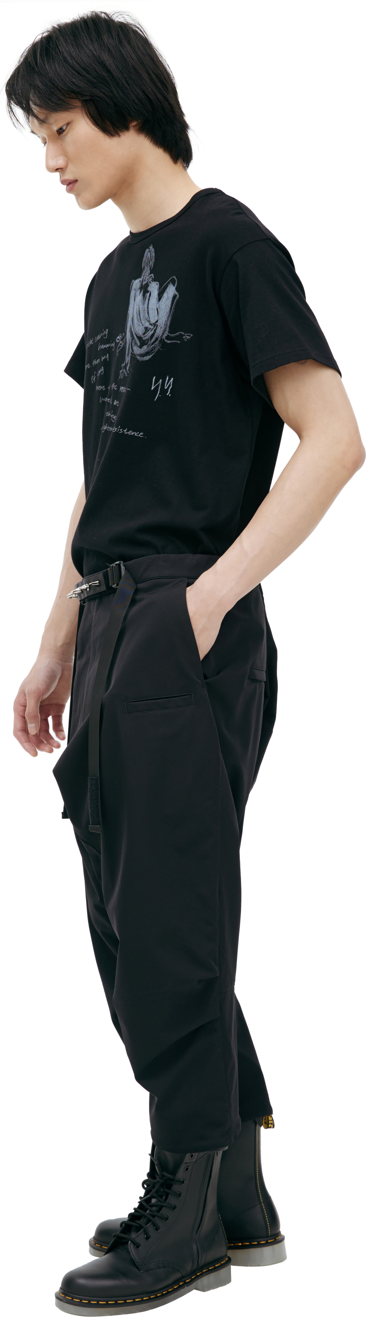 Acronym Straight trousers with studs