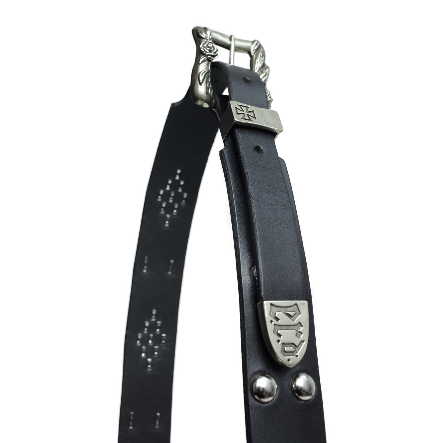 Enfants Riches Deprimes Leather belt with buttons