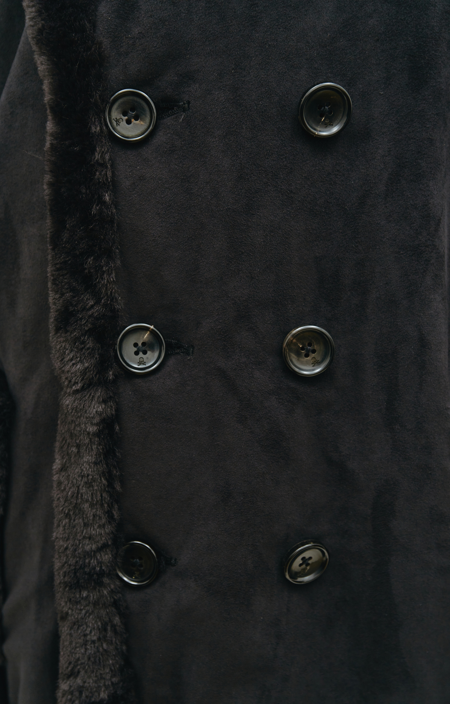Mastermind WORLD Fake fur shearling coat